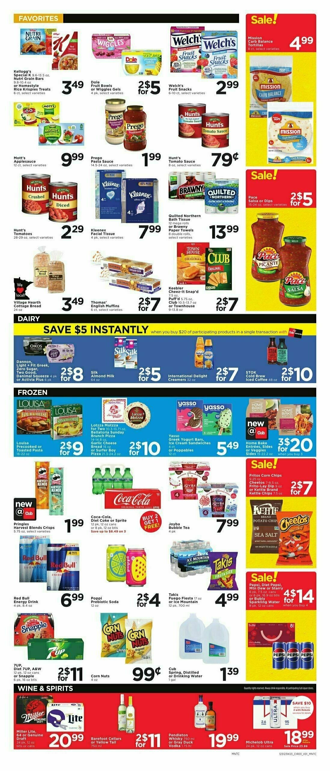 Cub Foods Weekly Ad from December 31