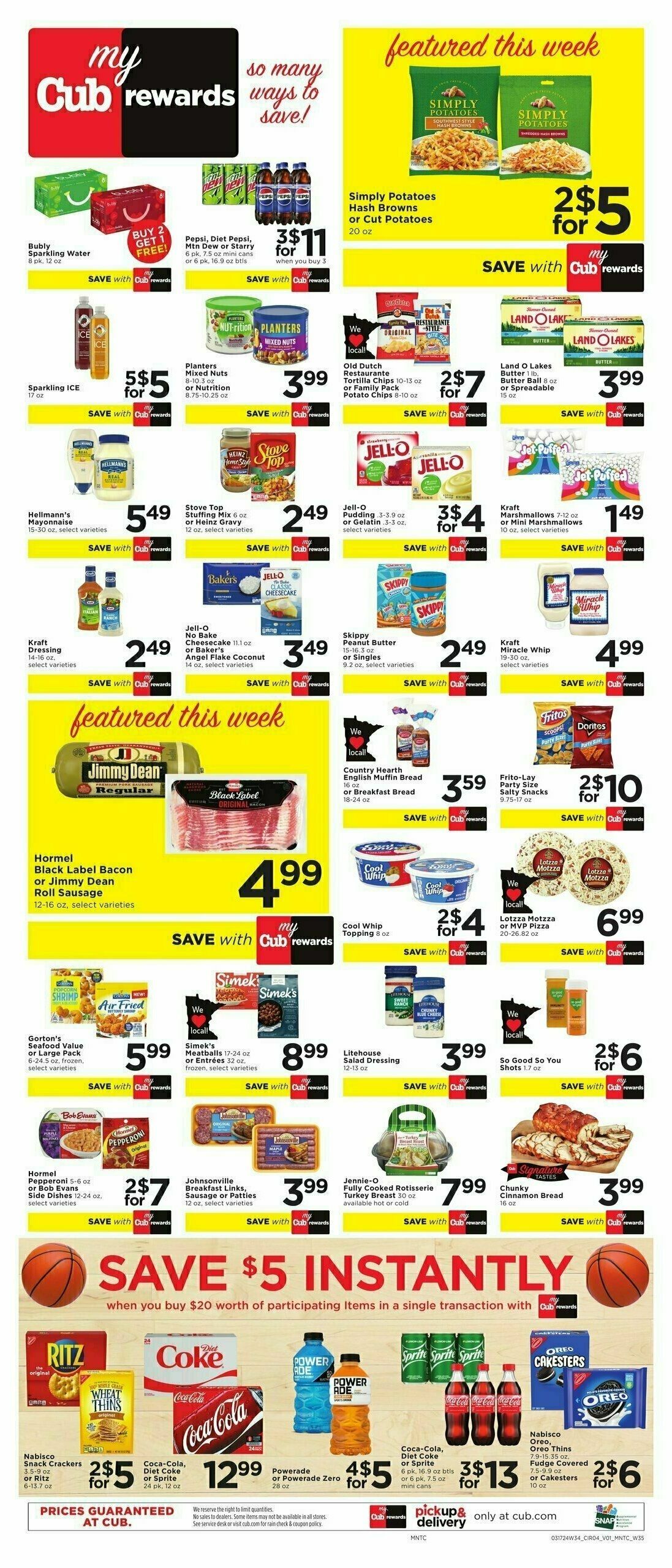 Cub Foods Weekly Ad from March 24