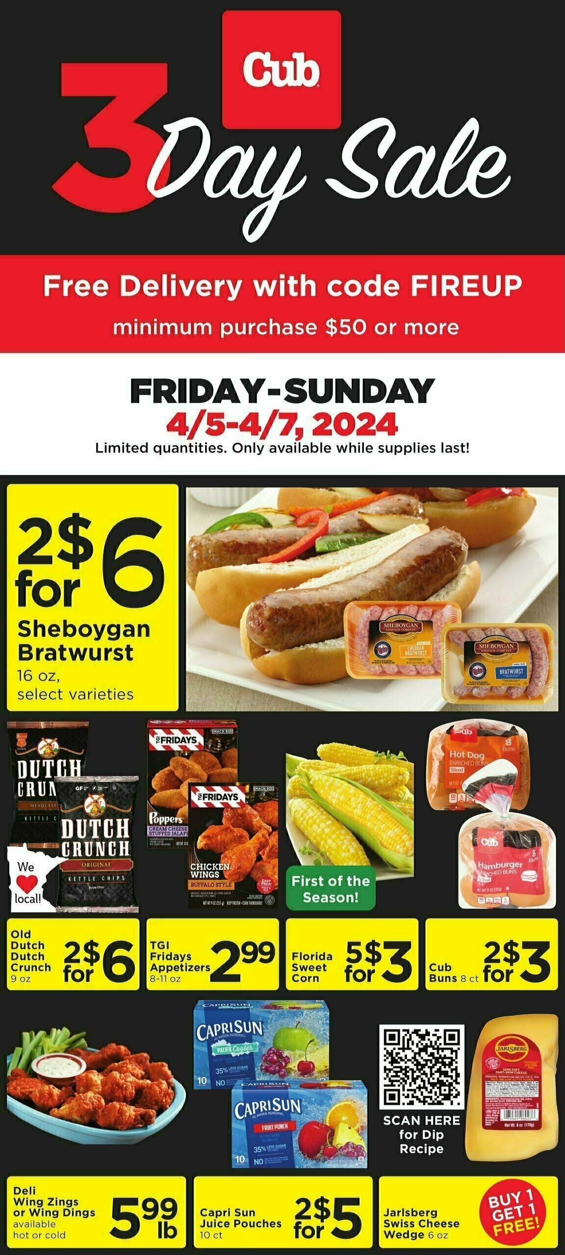 Cub Foods 3 Day Sale Weekly Ad from April 5