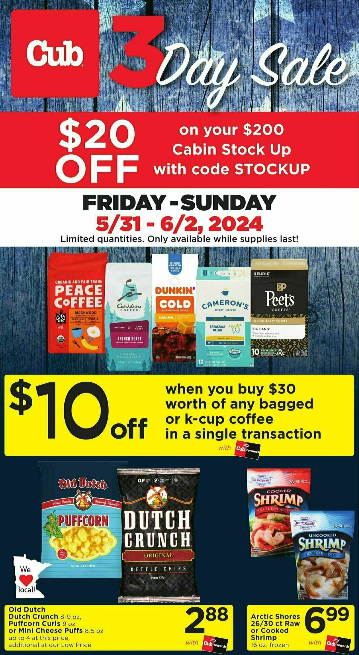 Cub Foods 3 Day Sale Weekly Ad from May 31