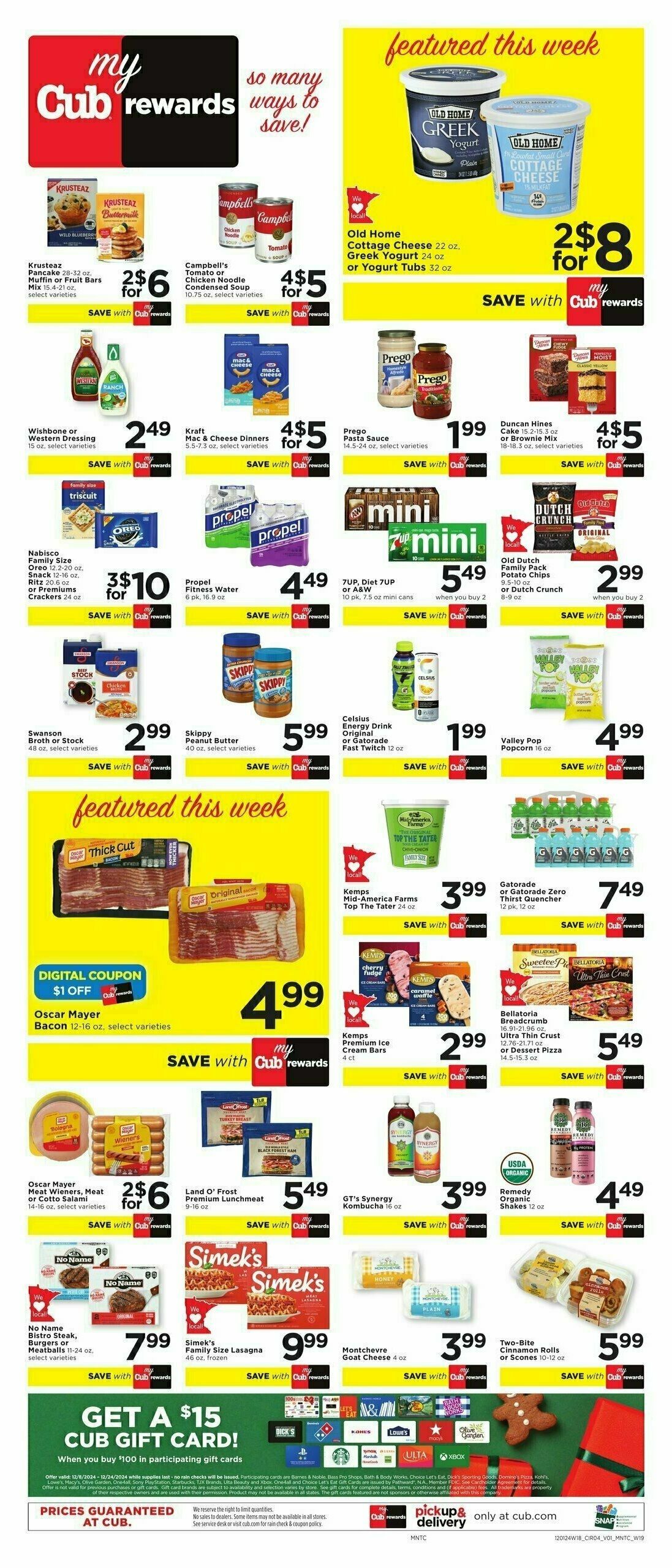 Cub Foods Weekly Ad from December 8