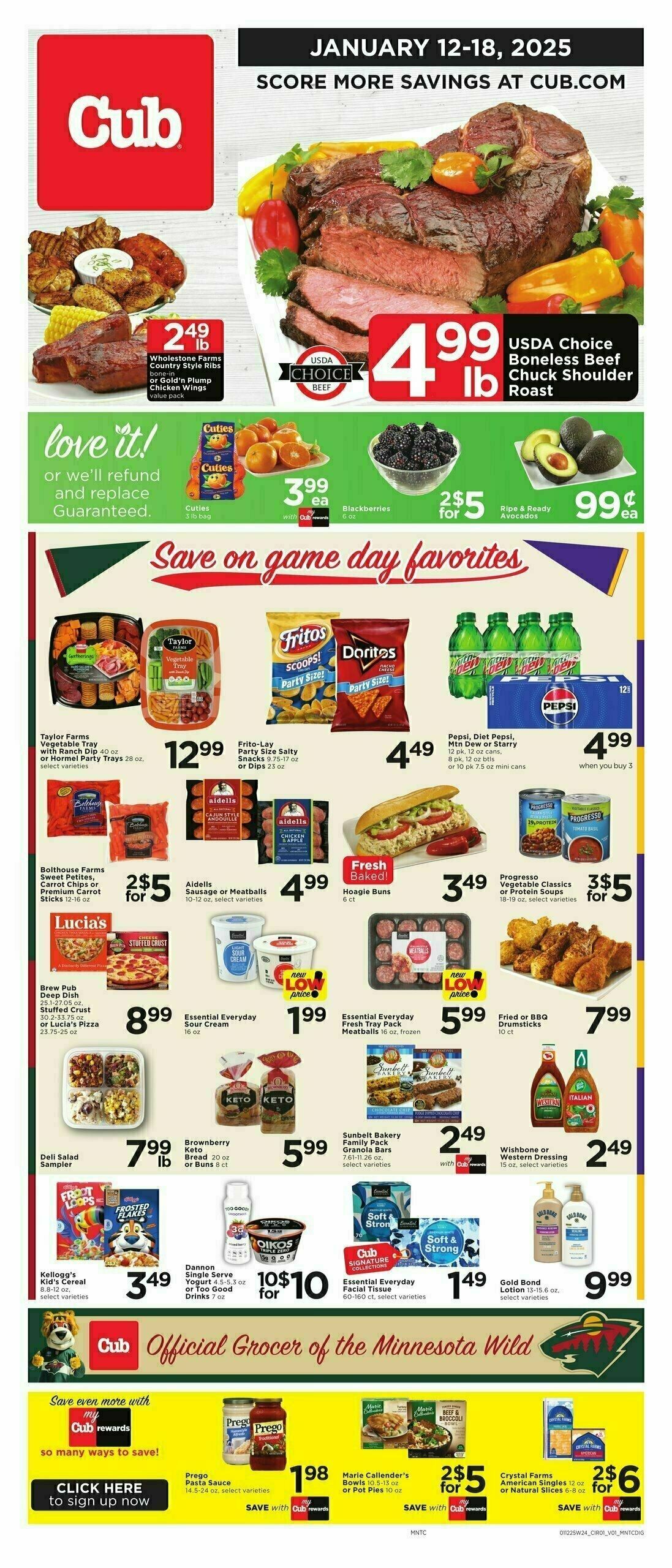 Cub Foods Weekly Ad from January 12