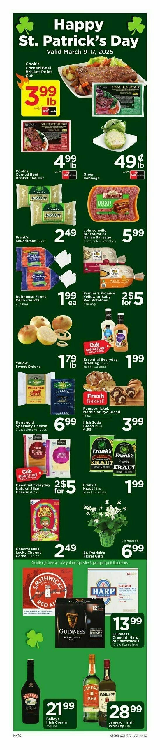 Cub Foods Weekly Ad from March 9