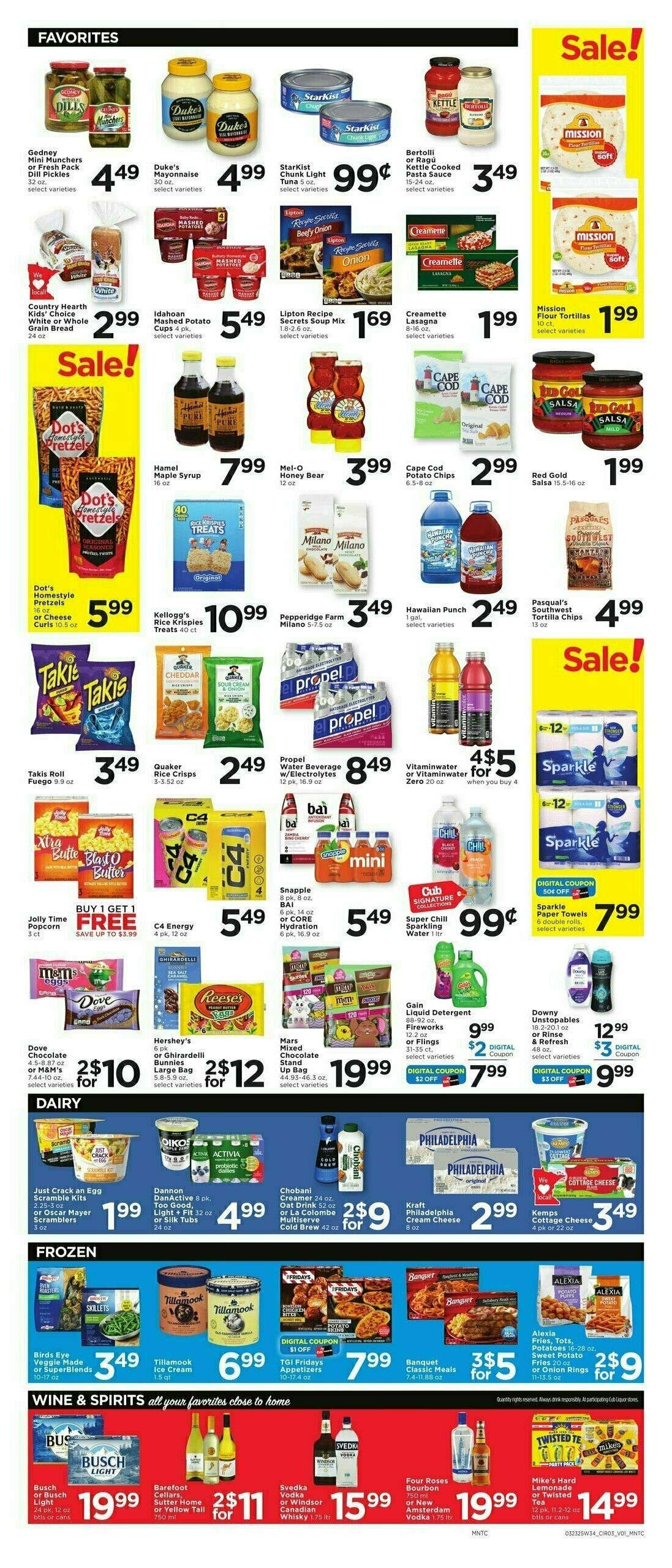 Cub Foods Weekly Ad from March 23