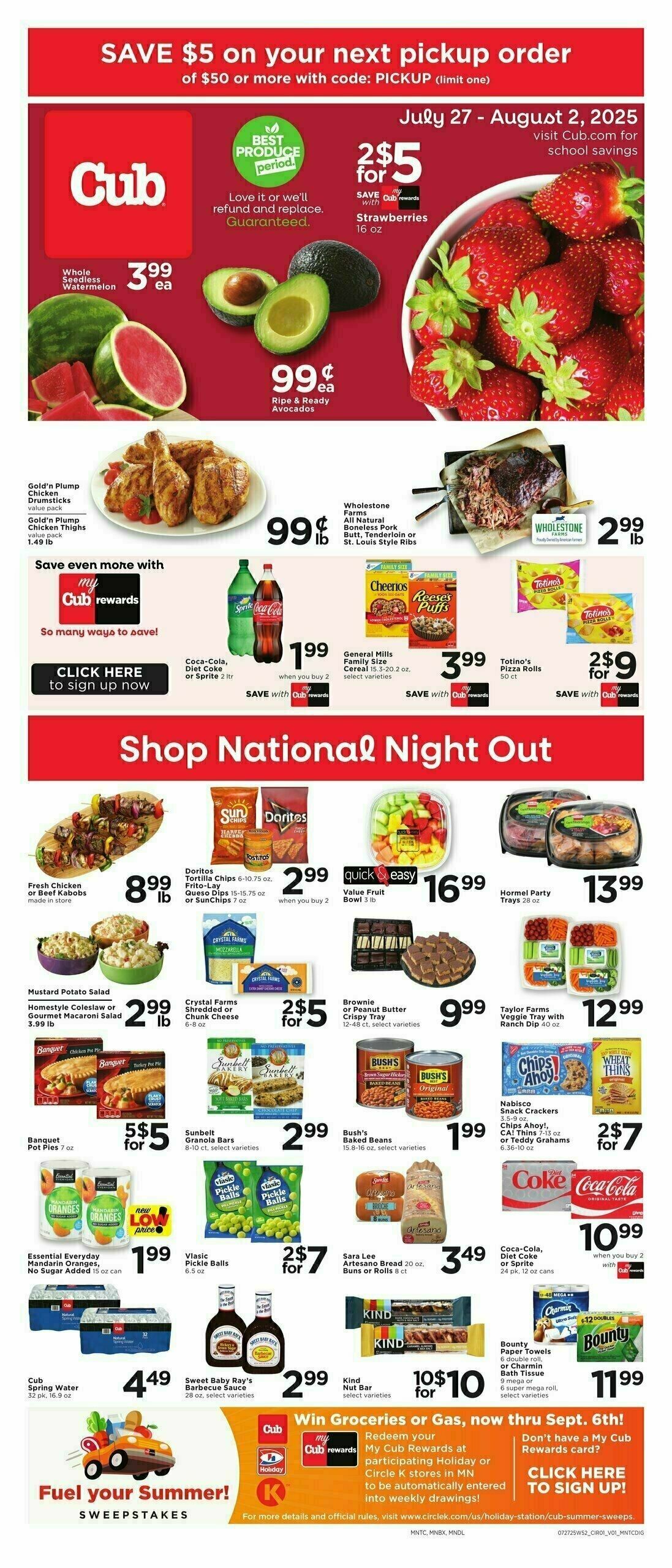 Cub Foods Weekly Ad from July 27