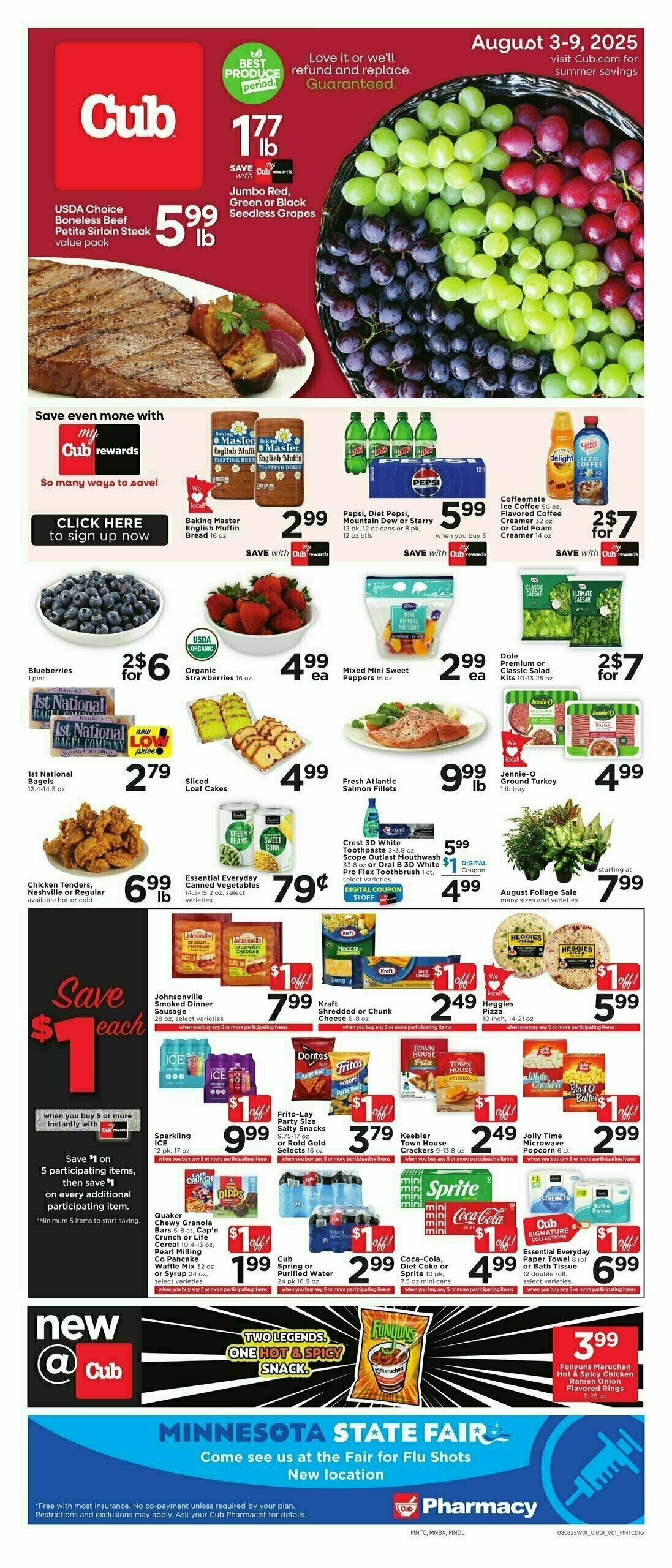 Cub Foods Weekly Ad from August 3