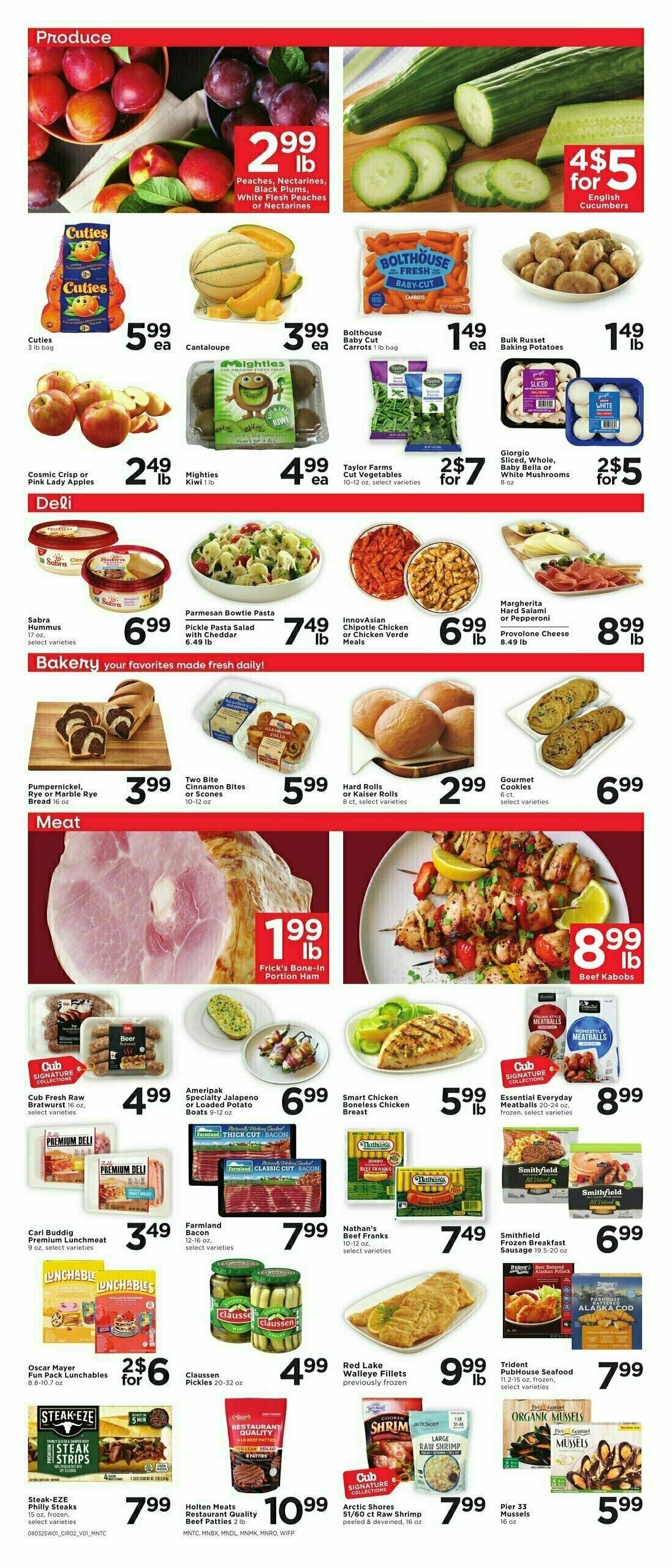 Cub Foods Weekly Ad from August 3