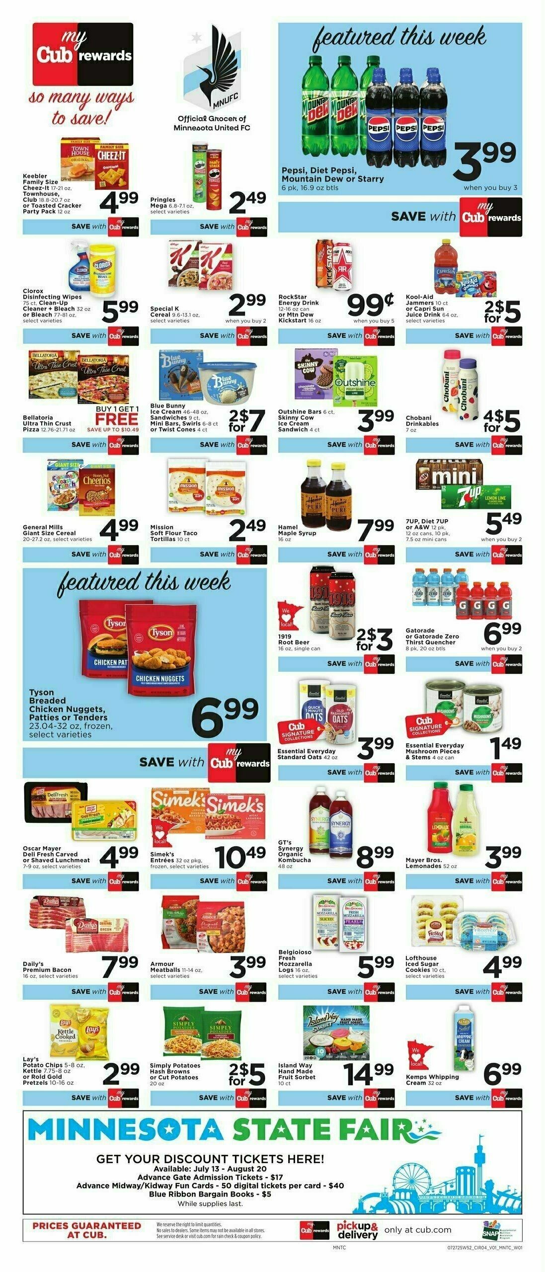 Cub Foods Weekly Ad from August 3