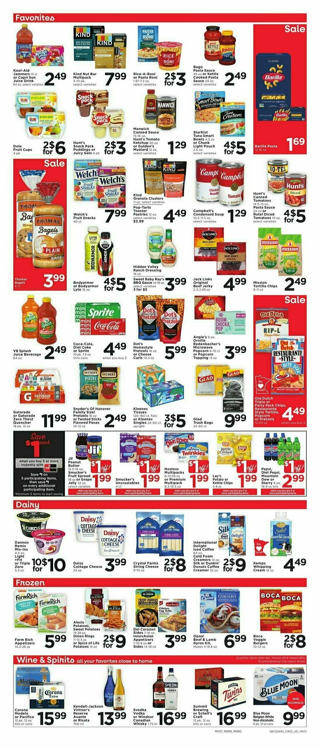 Cub Foods Weekly Ad from August 17