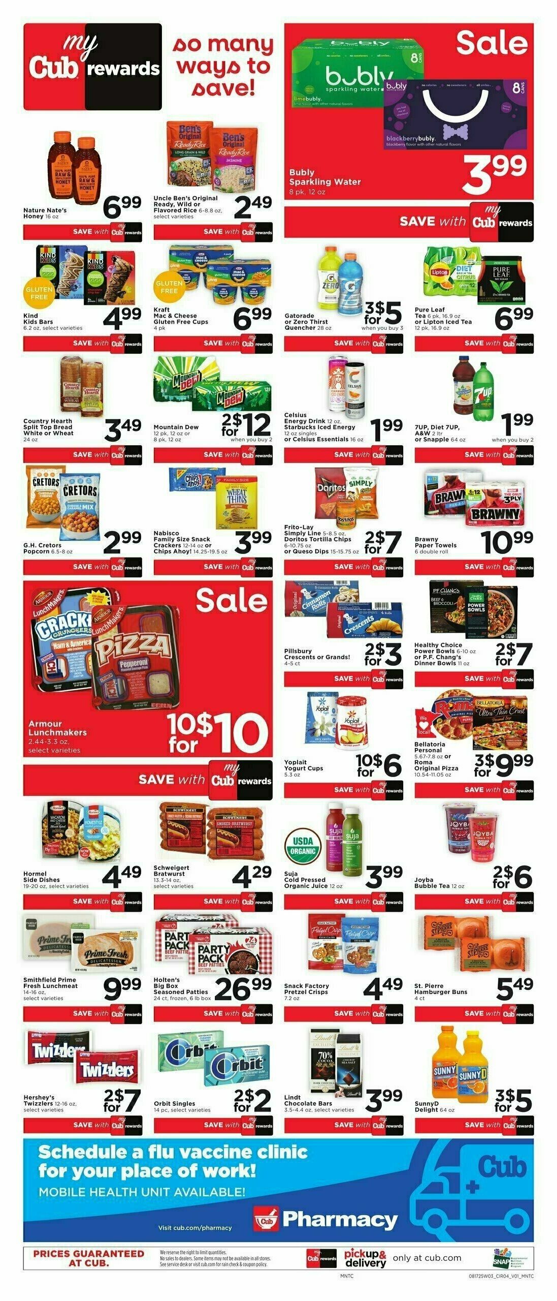 Cub Foods Weekly Ad from August 17