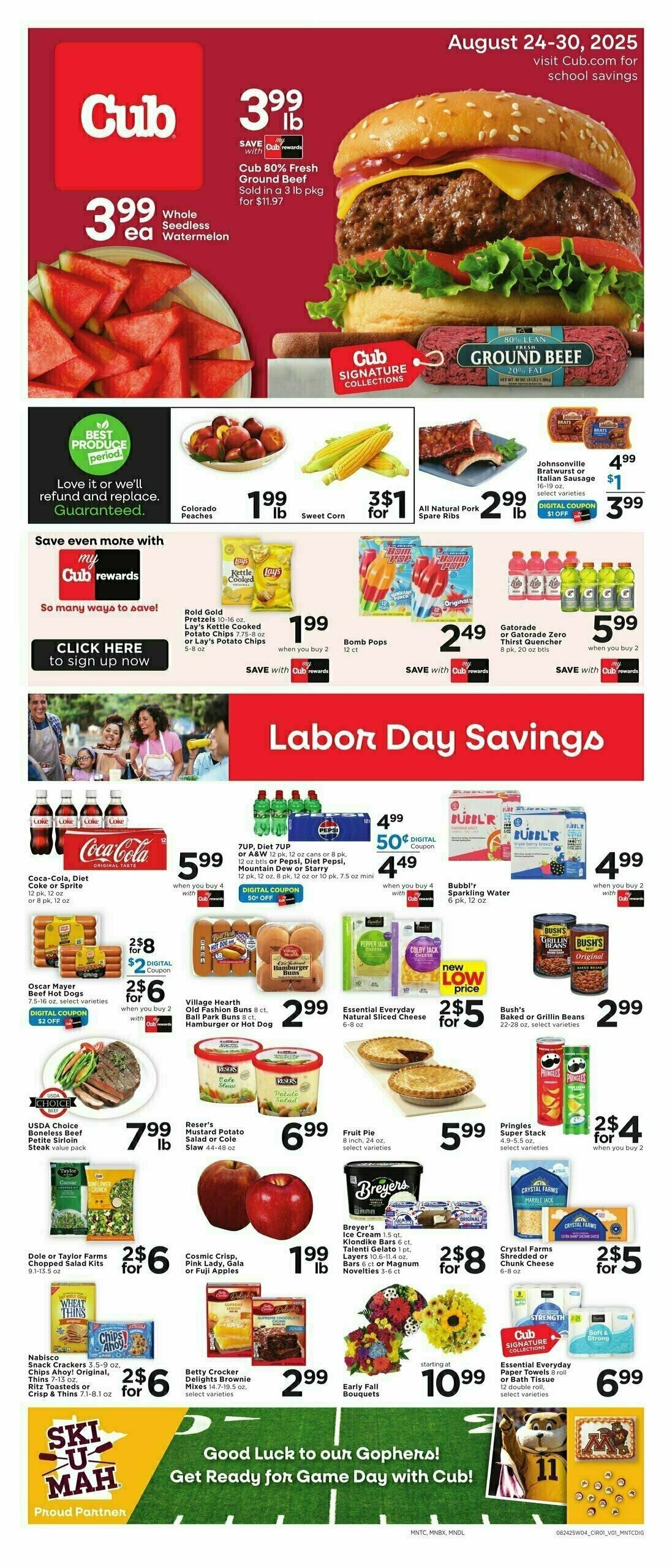 Cub Foods Weekly Ad from August 24