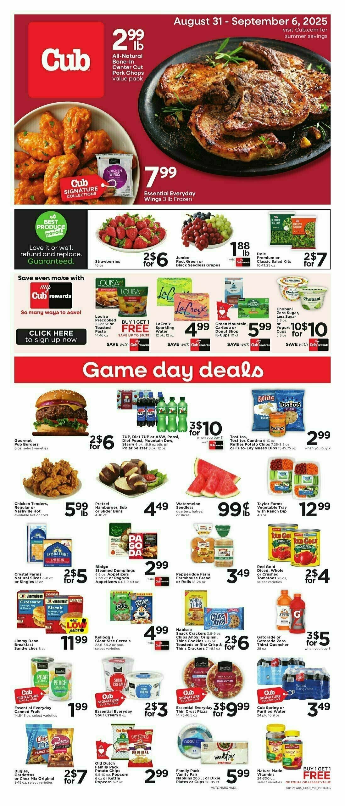 Cub Foods Weekly Ad from August 31