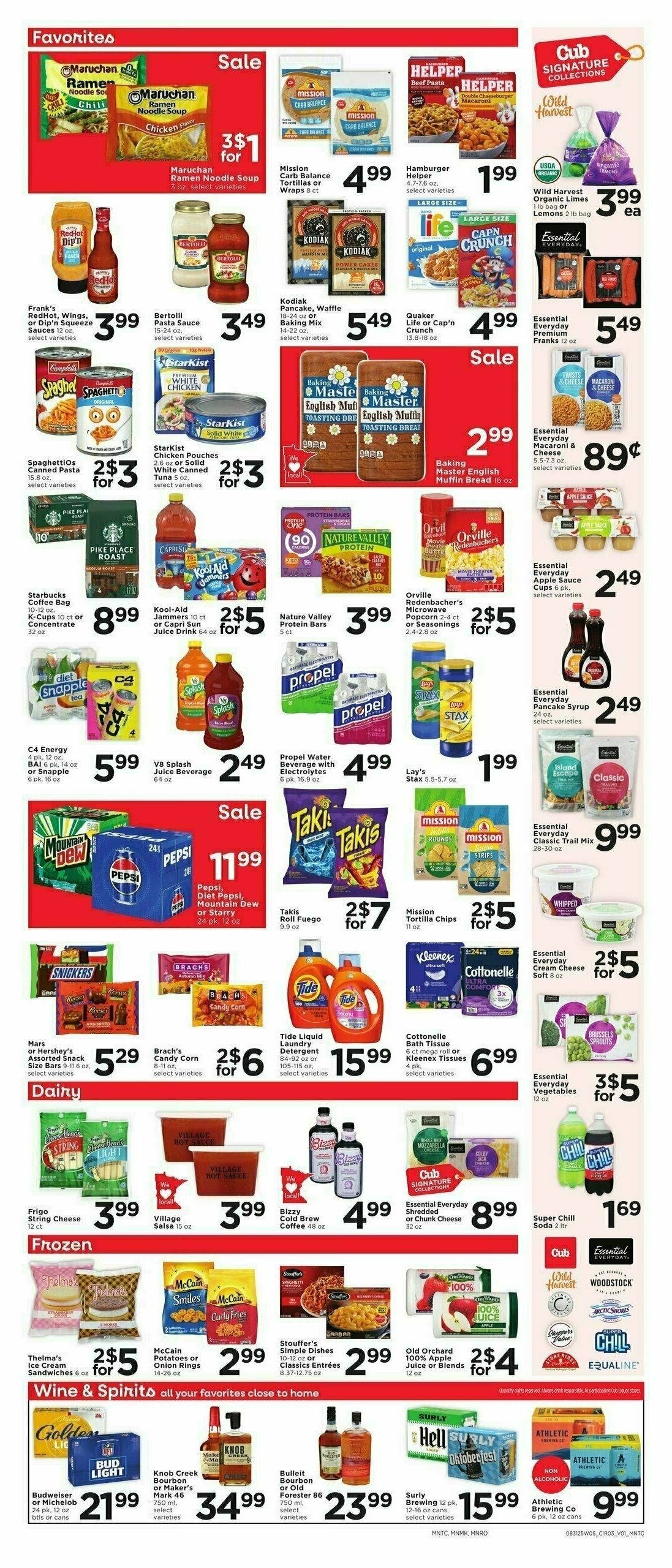 Cub Foods Weekly Ad from August 31