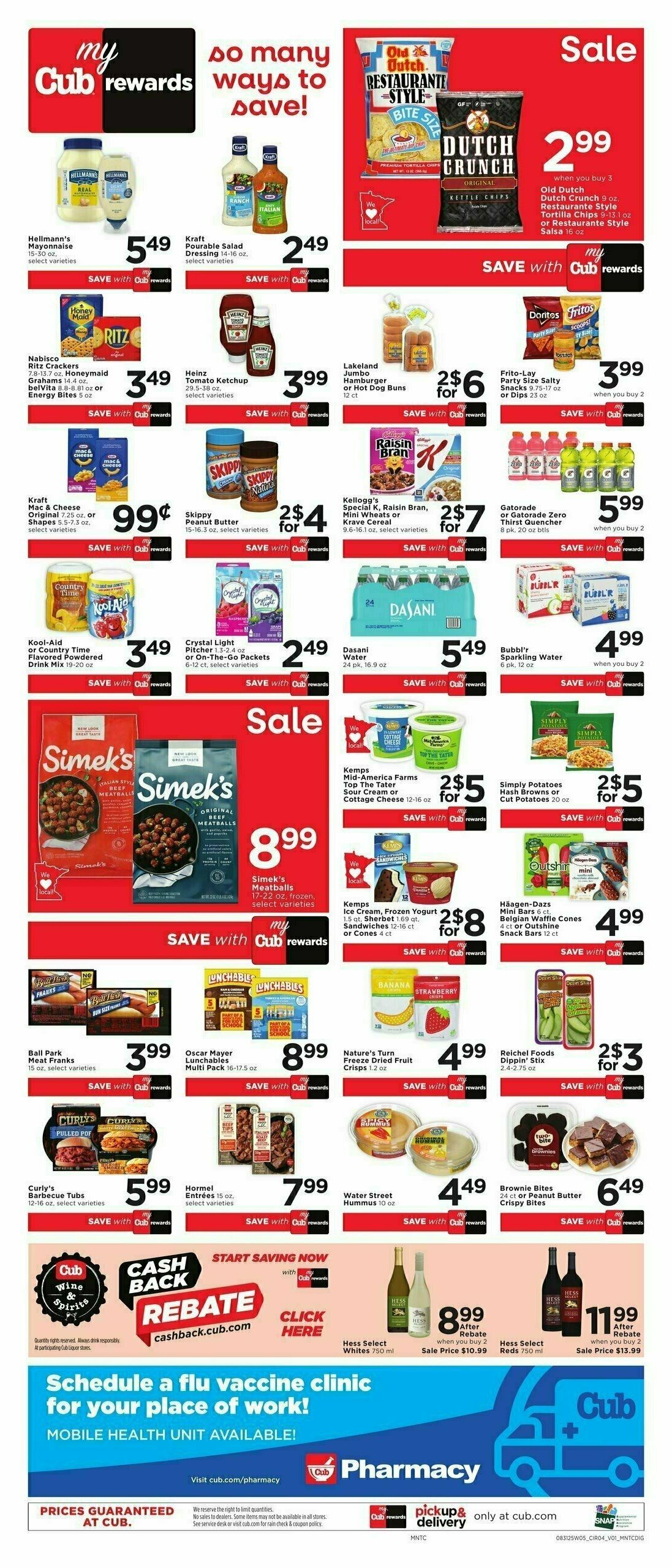 Cub Foods Weekly Ad from August 31