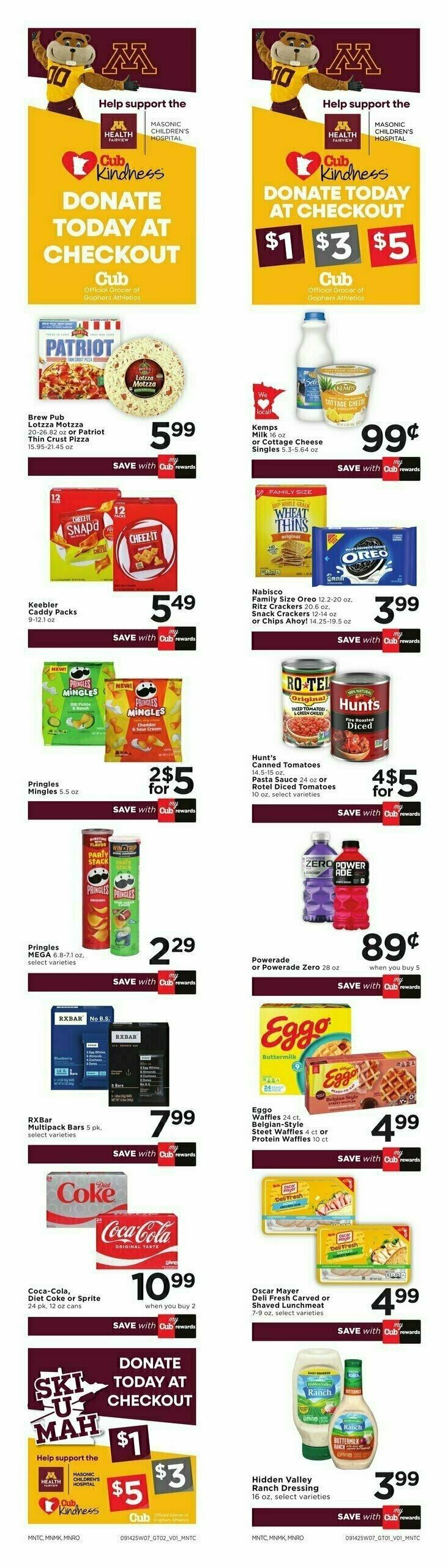 Cub Foods Weekly Ad from September 14