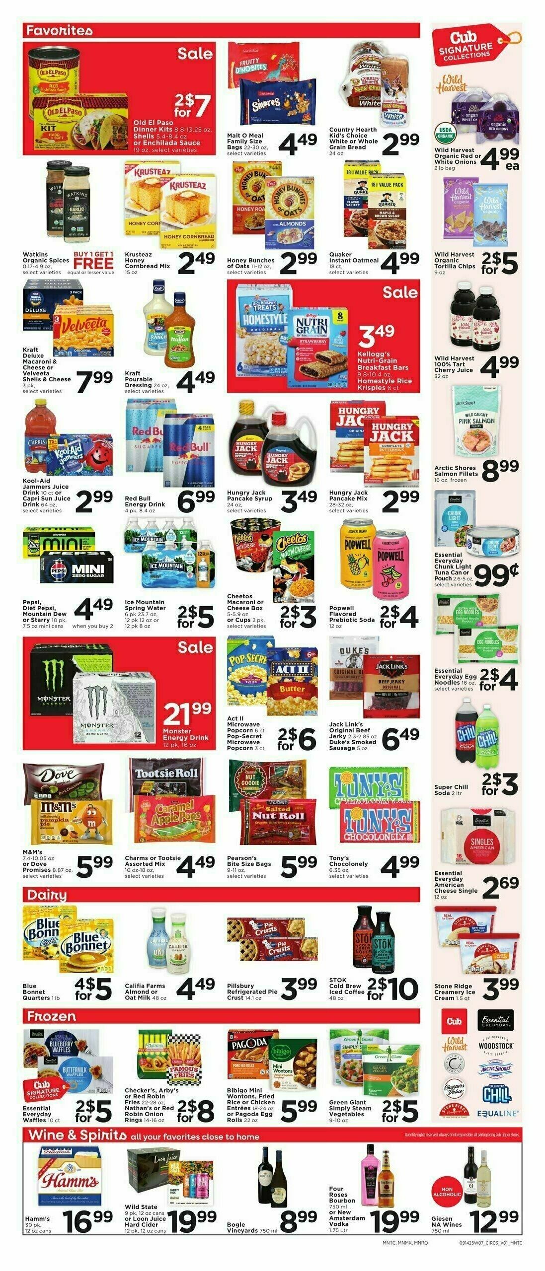 Cub Foods Weekly Ad from September 14