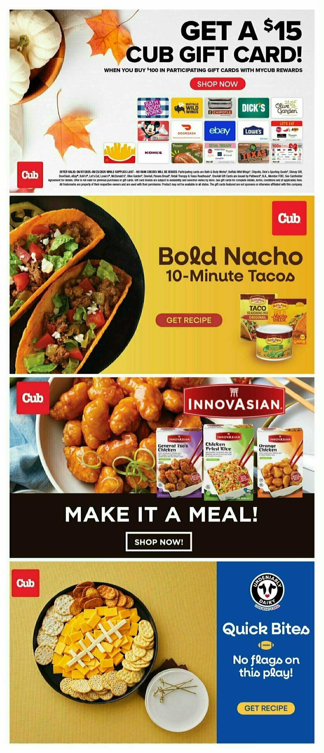 Cub Foods Weekly Ad from September 14