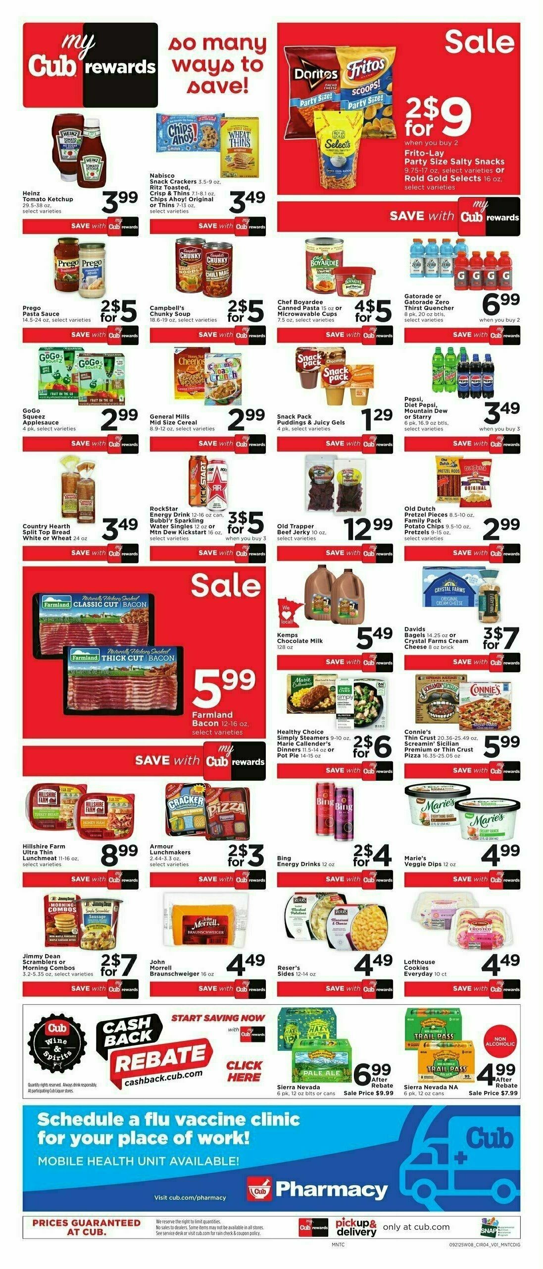Cub Foods Weekly Ad from September 21
