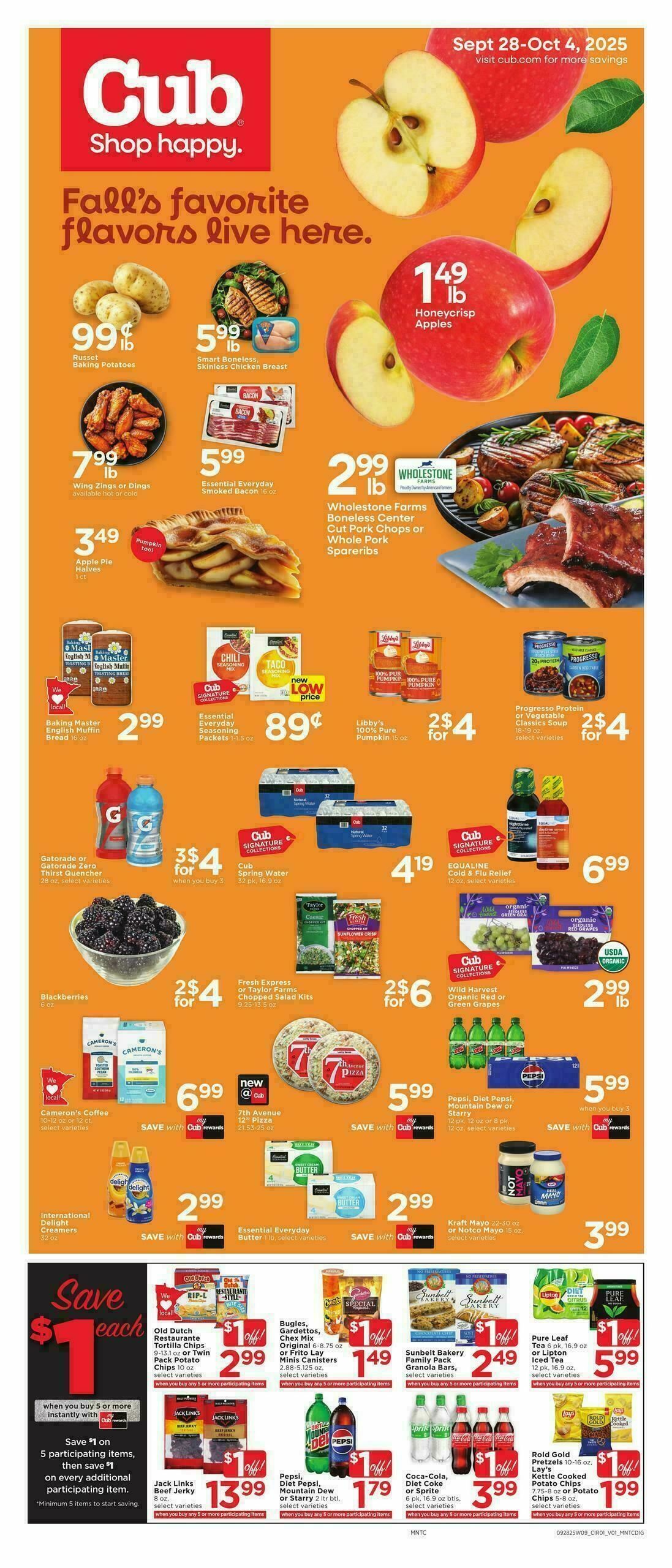 Cub Foods Weekly Ad from September 28