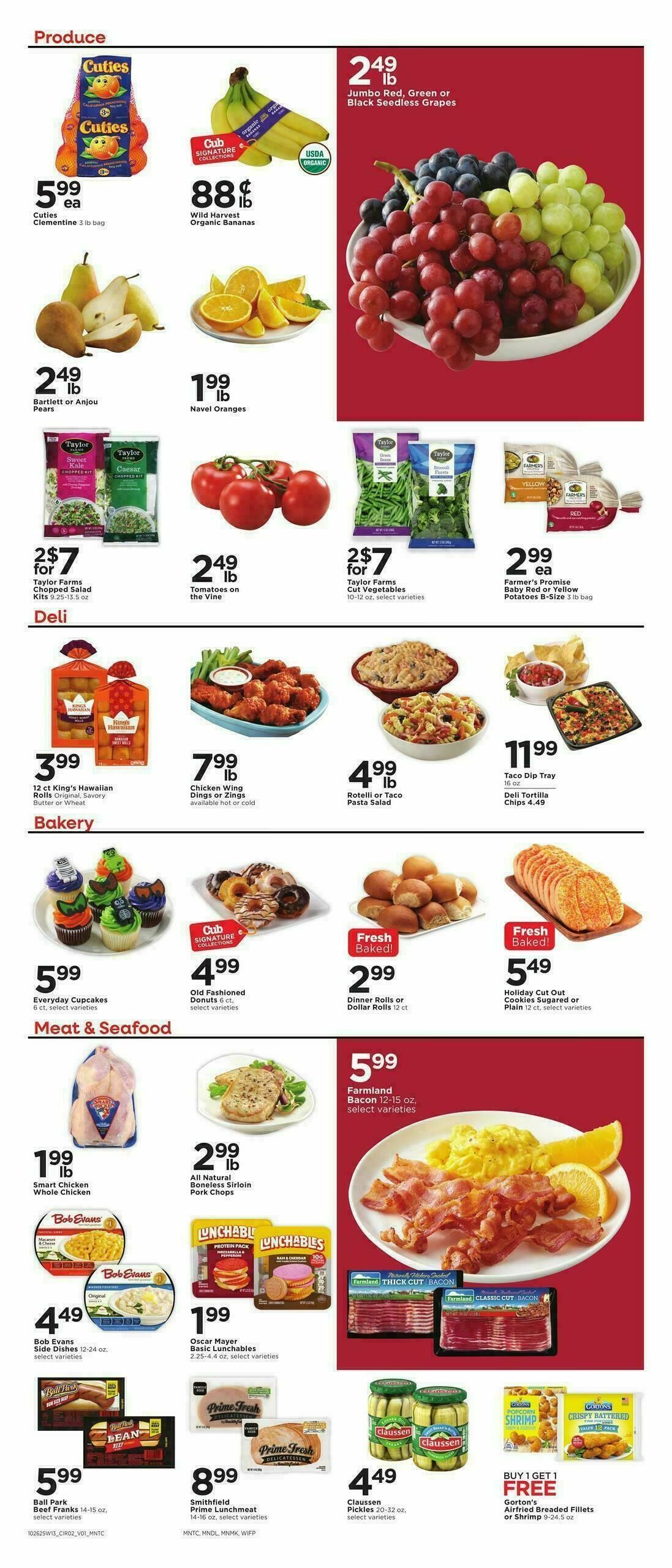 Cub Foods Weekly Ad from October 26