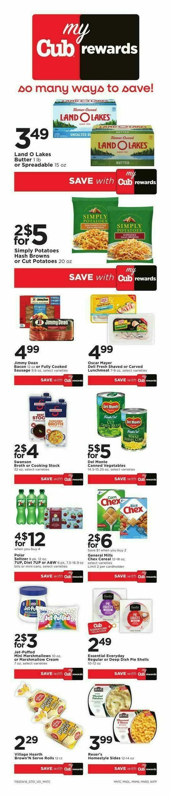 Cub Foods Weekly Ad from November 16