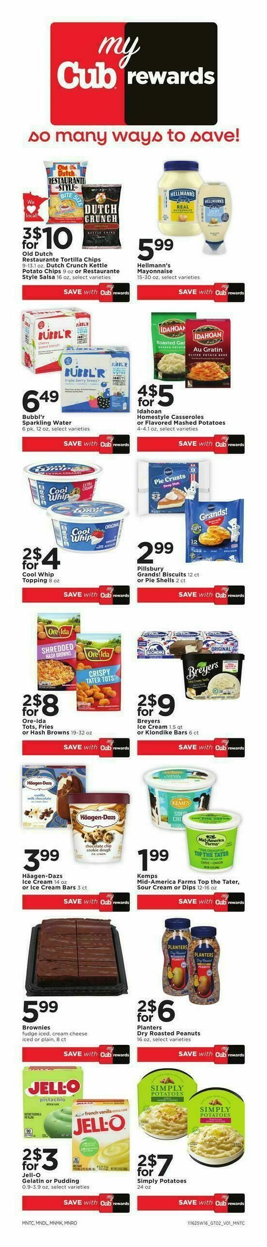 Cub Foods Weekly Ad from November 16