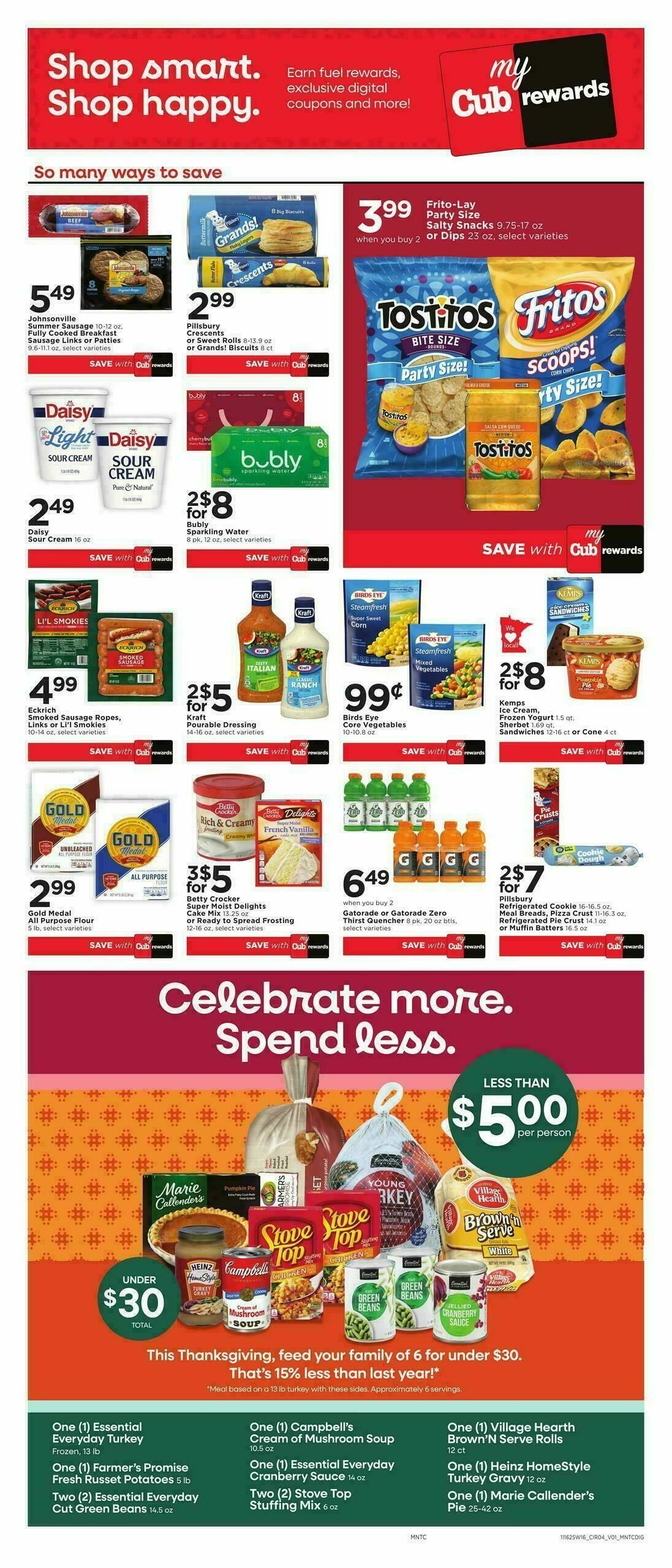 Cub Foods Weekly Ad from November 16
