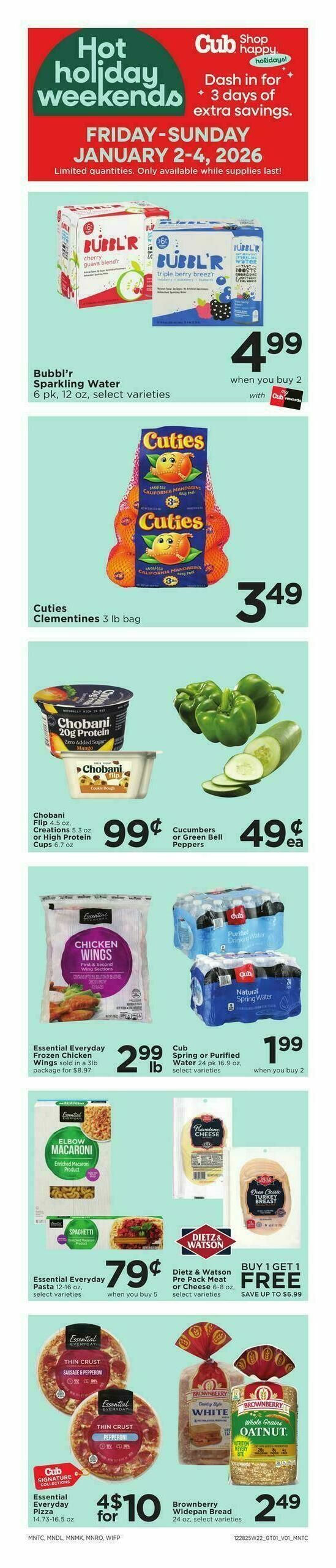 Cub Foods Weekly Ad from December 28