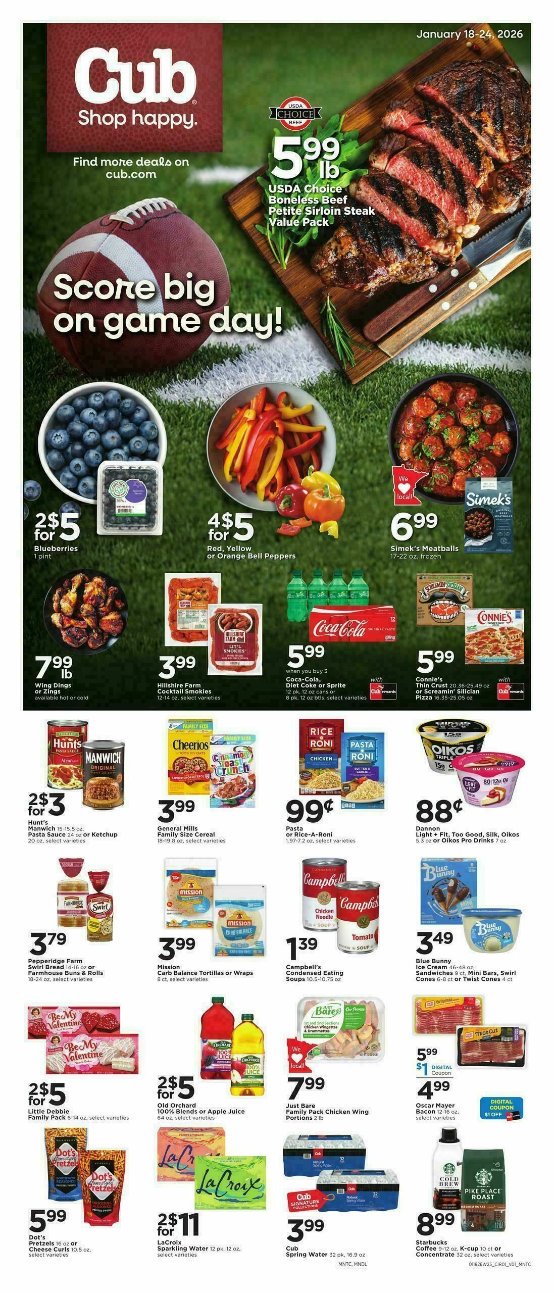 Cub Foods Weekly Ad from January 18