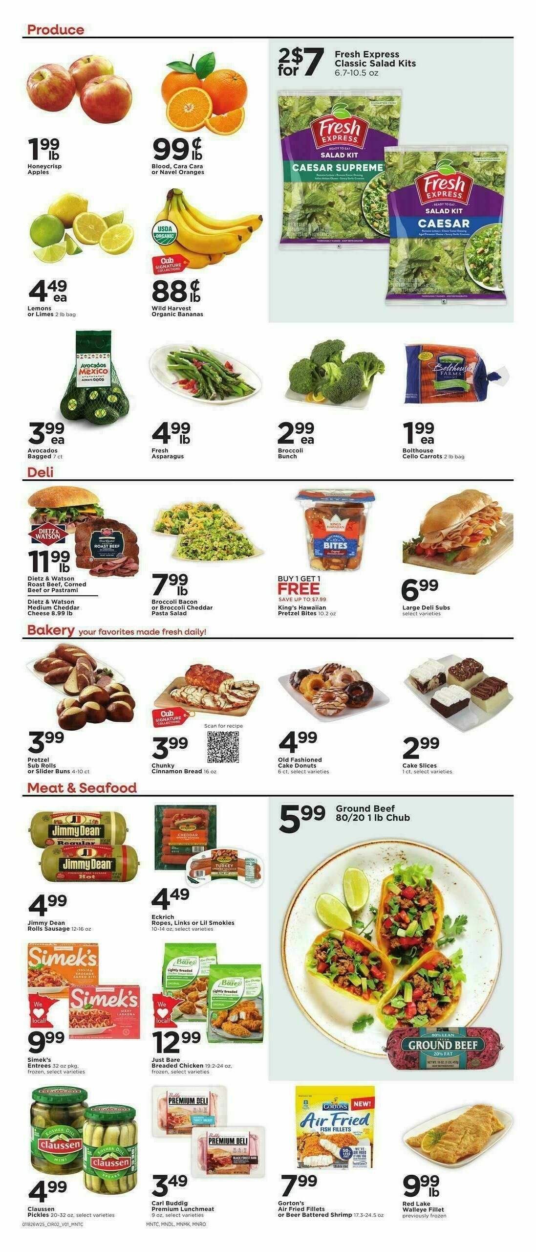Cub Foods Weekly Ad from January 18