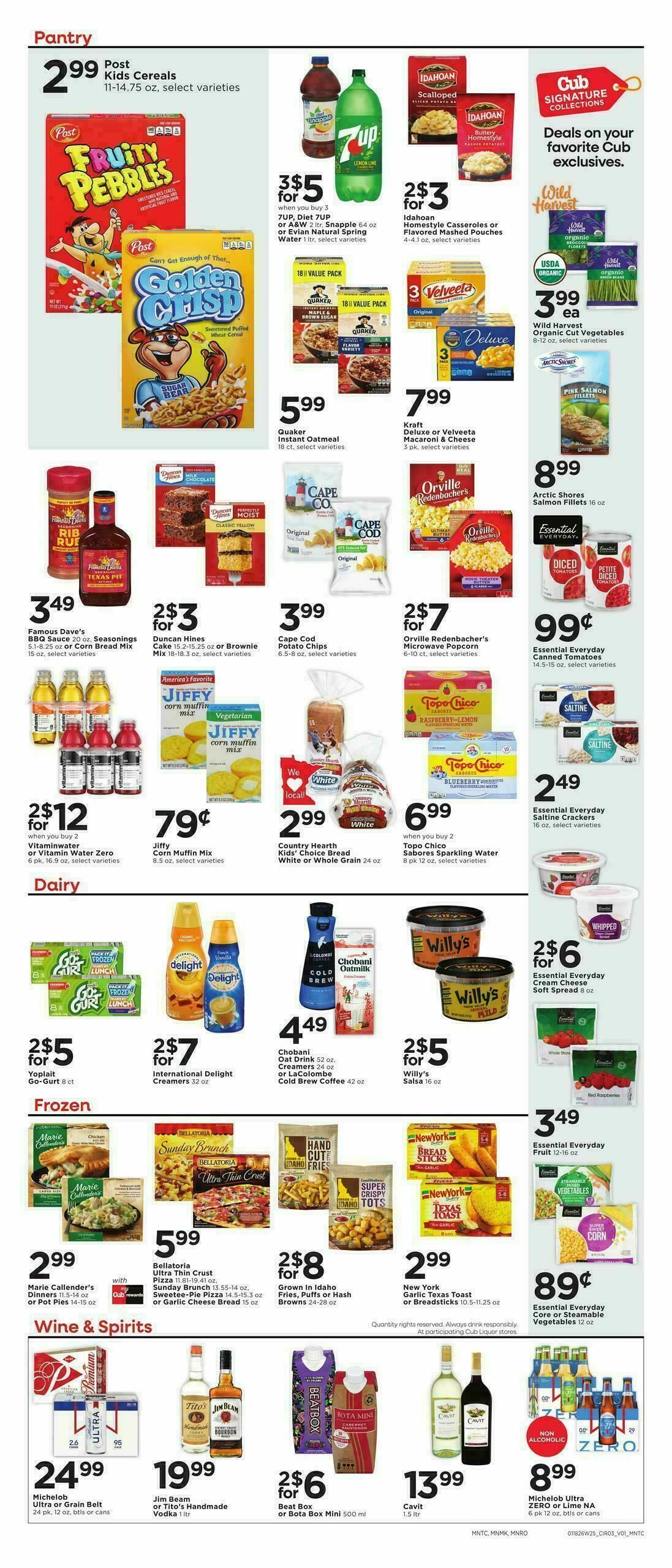 Cub Foods Weekly Ad from January 18