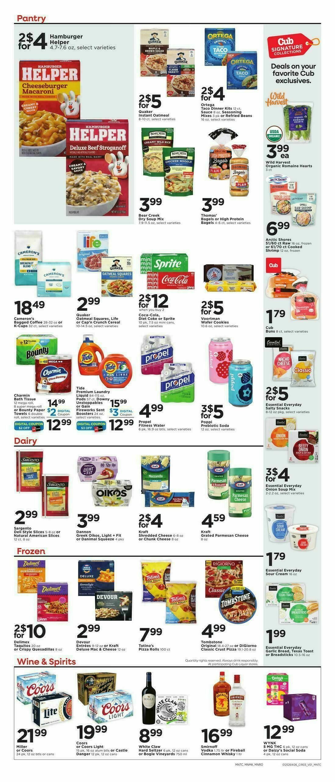 Cub Foods Weekly Ad from January 25