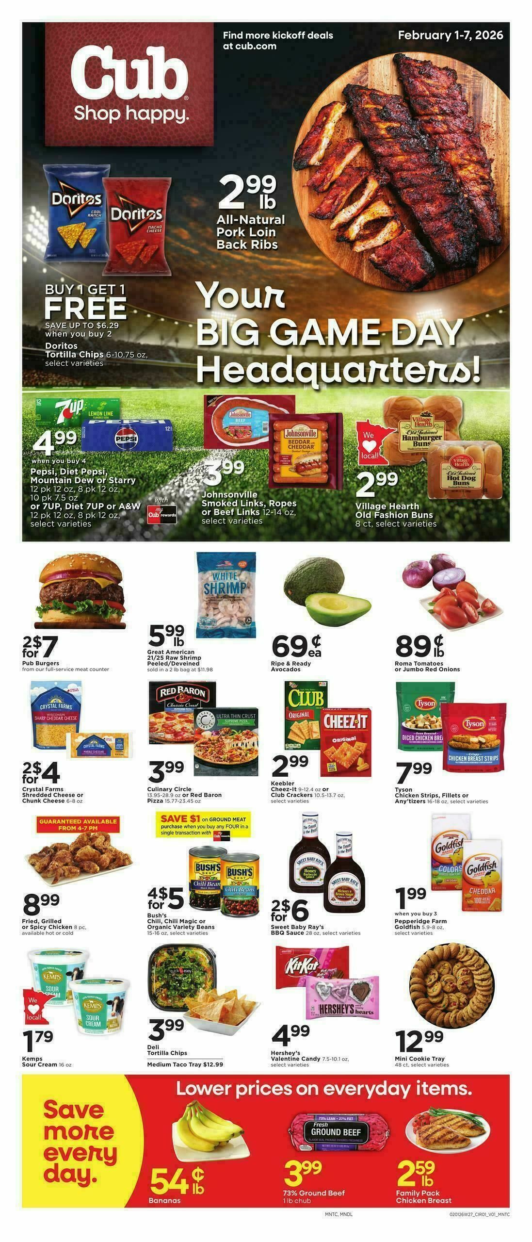 Cub Foods Weekly Ad from February 1