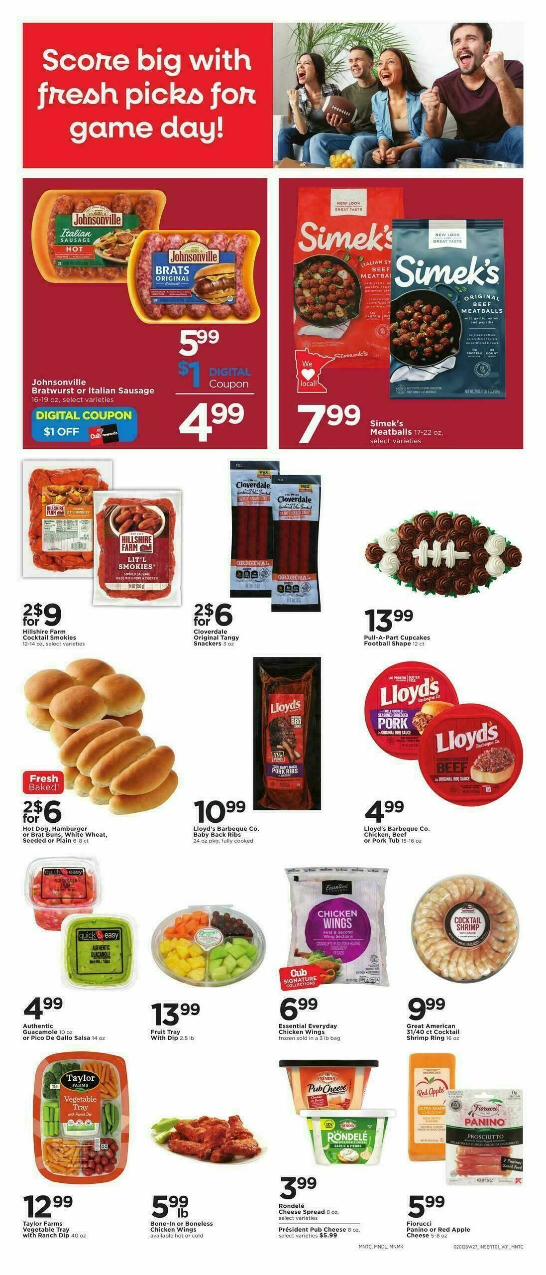 Cub Foods Weekly Ad from February 1
