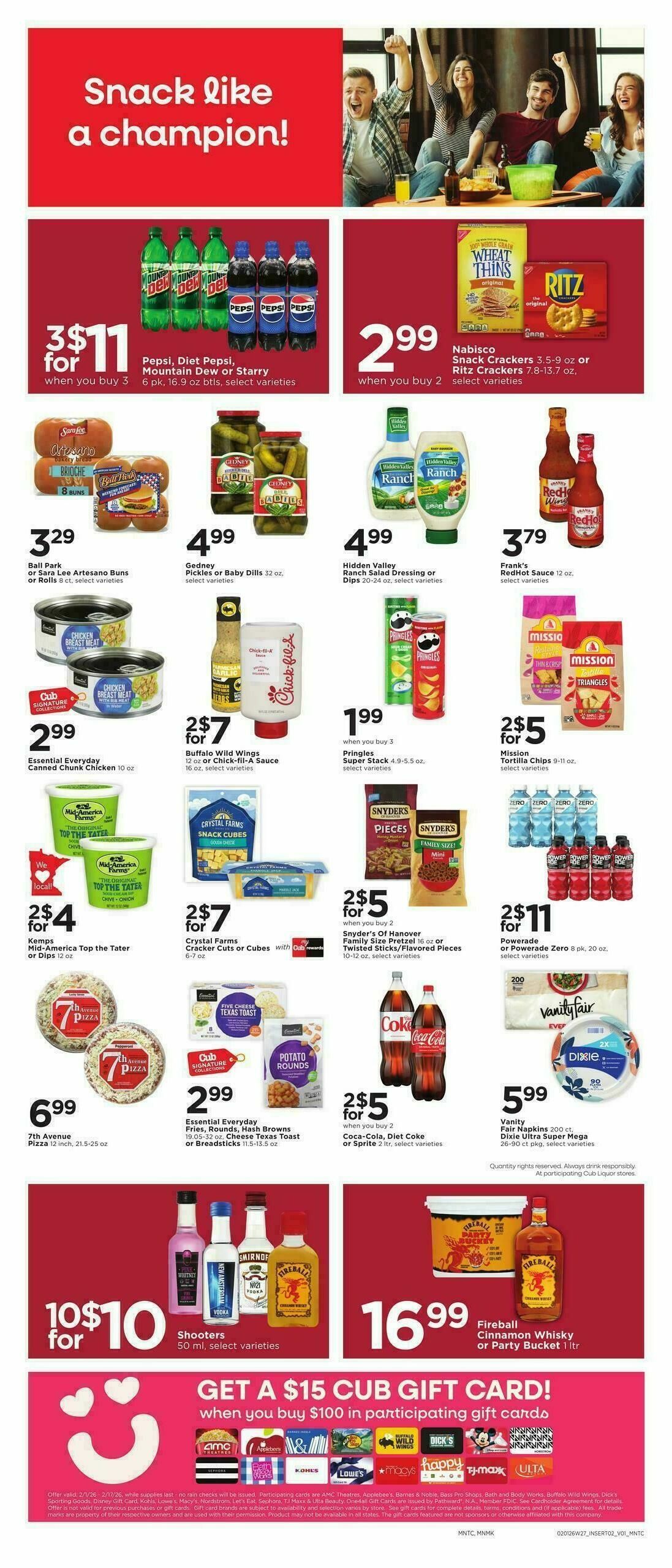 Cub Foods Weekly Ad from February 1
