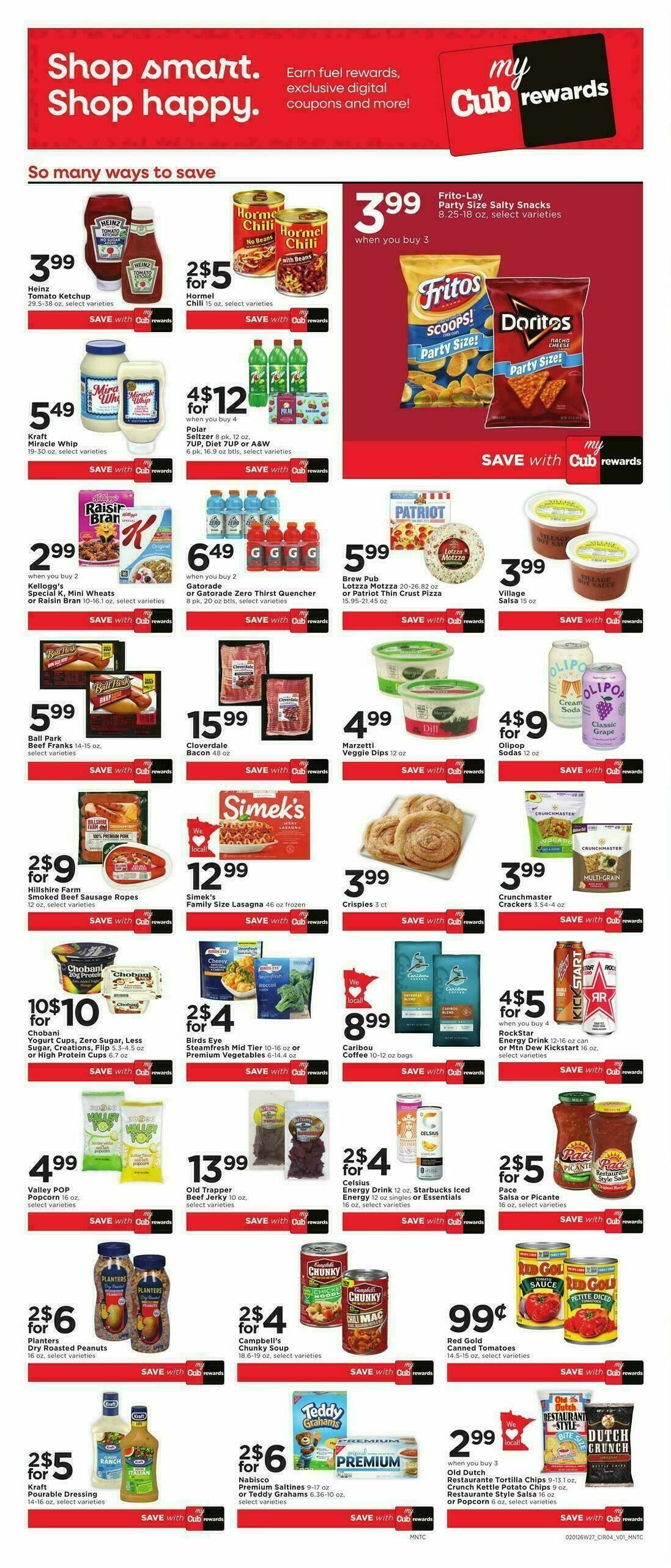 Cub Foods Weekly Ad from February 1