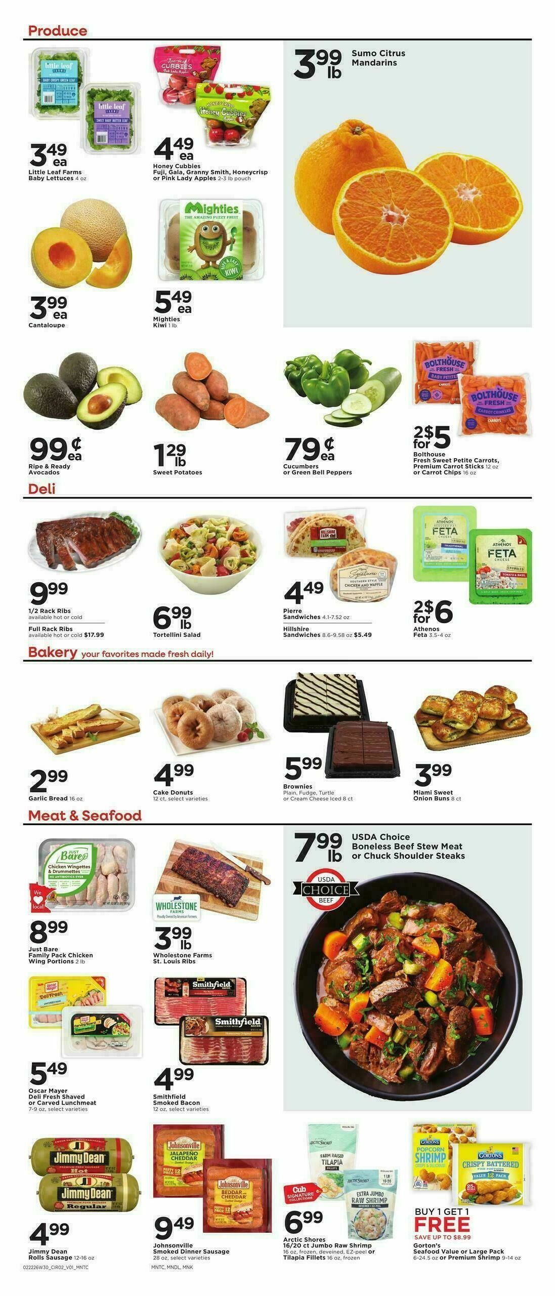 Cub Foods Weekly Ad from February 22