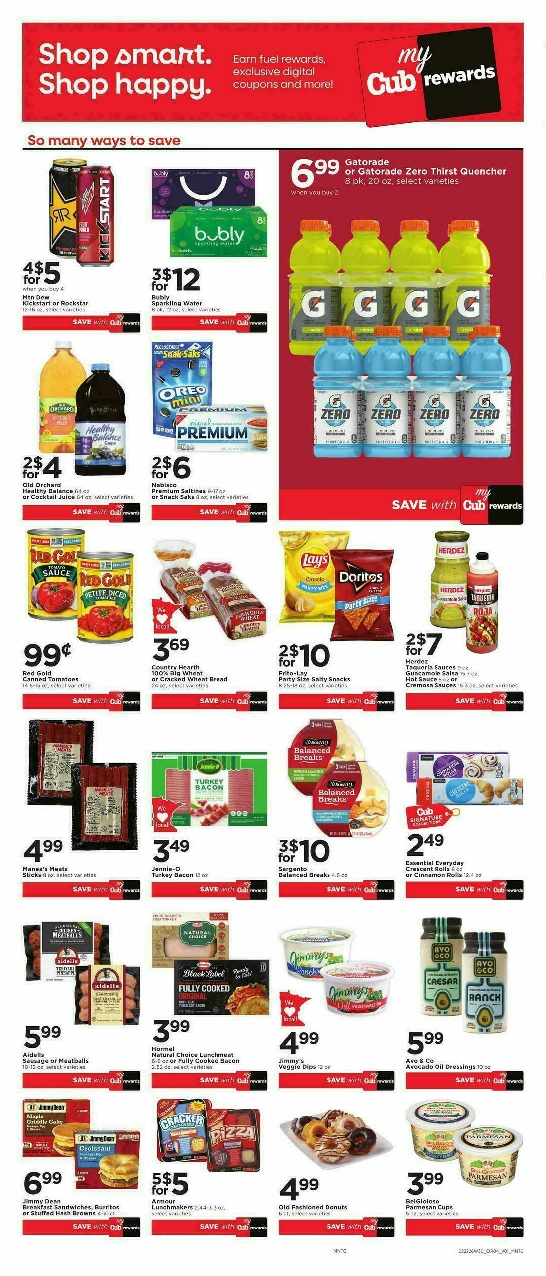 Cub Foods Weekly Ad from February 22