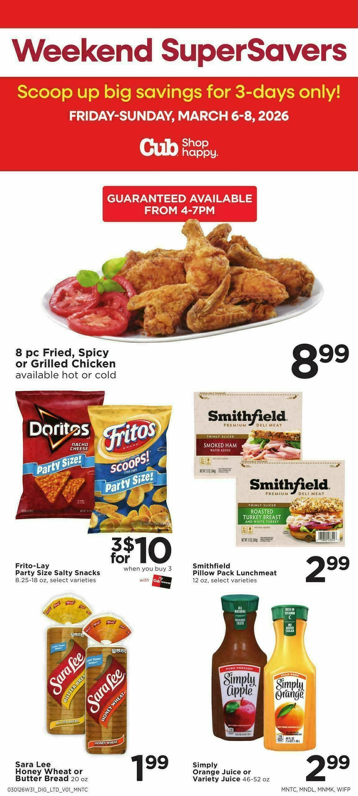 Cub Foods Weekly Ad from March 1