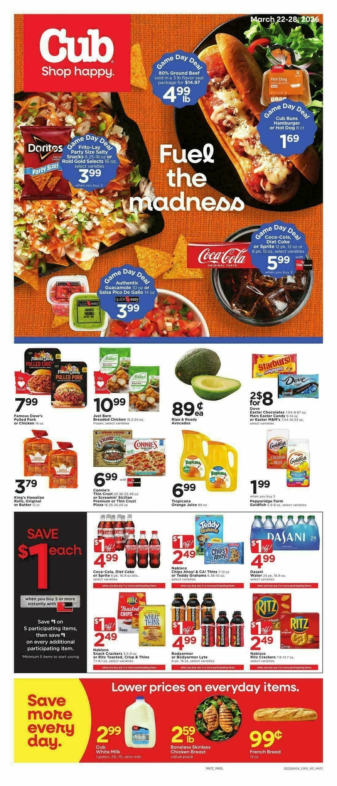 Cub Foods Weekly Ad from March 22