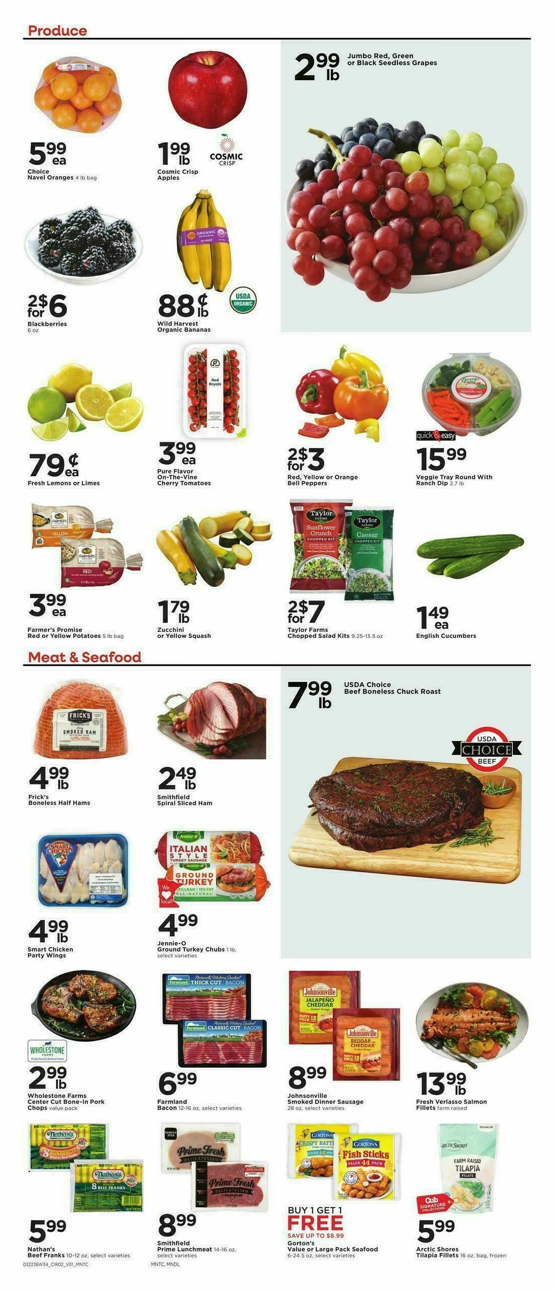 Cub Foods Weekly Ad from March 22