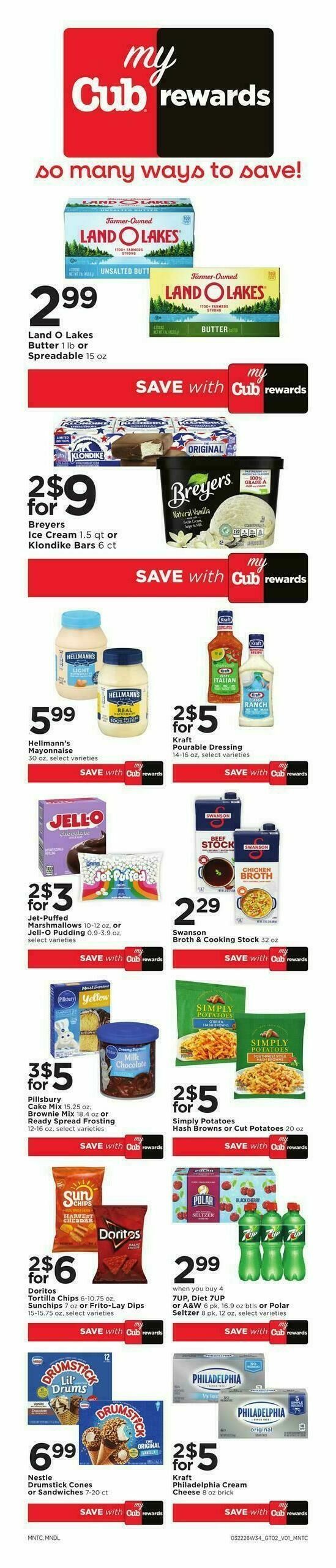 Cub Foods Weekly Ad from March 22
