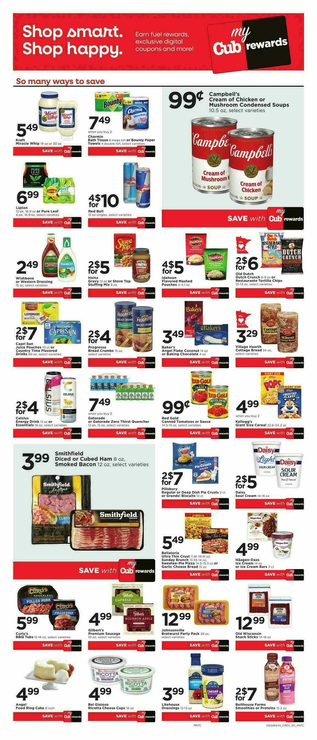 Cub Foods Weekly Ad from March 22