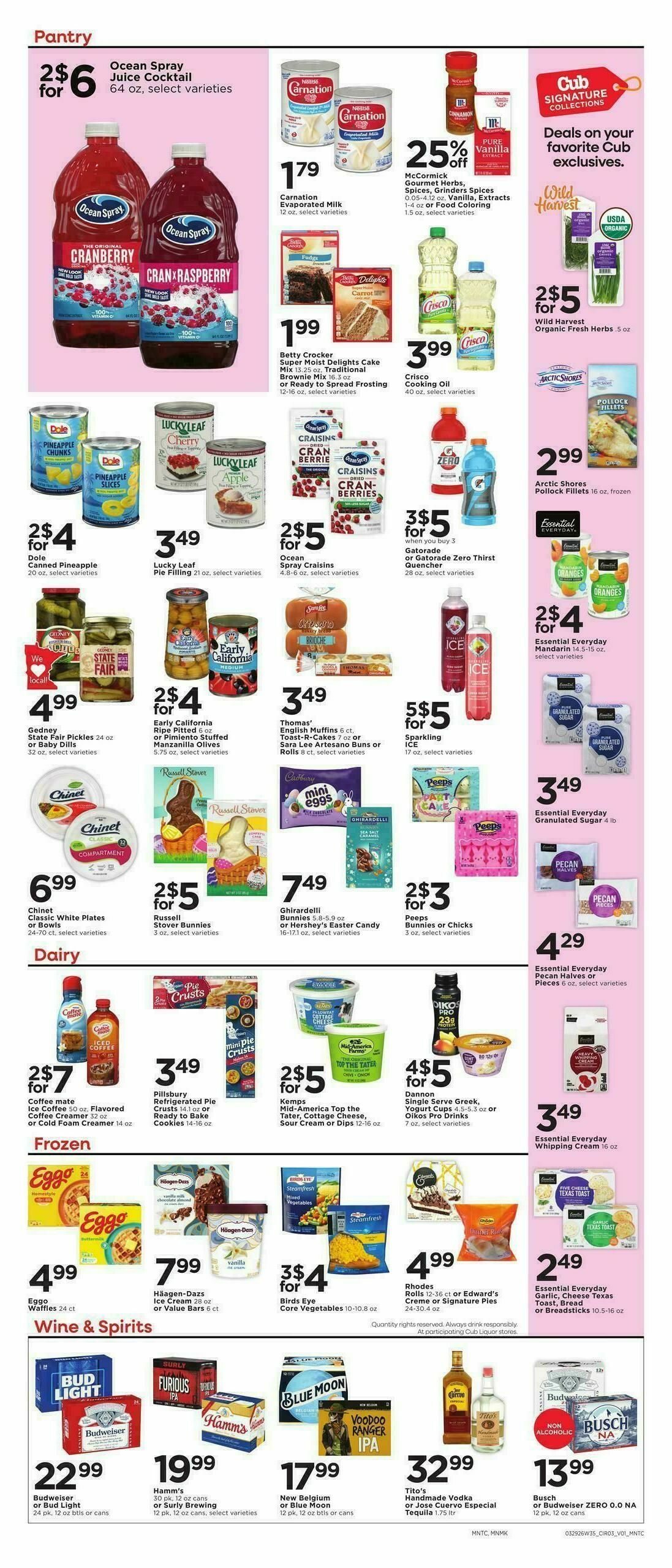 Cub Foods Weekly Ad from March 29