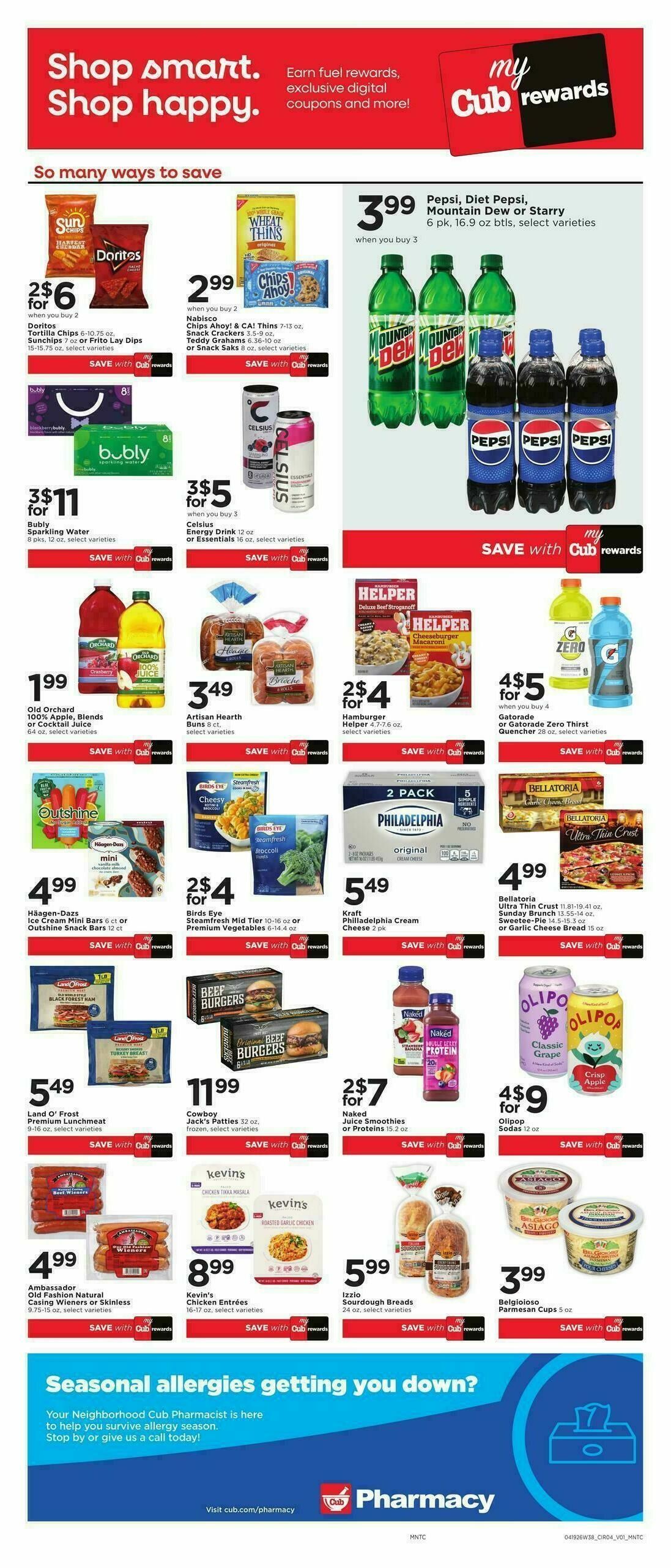 Cub Foods Weekly Ad from April 19
