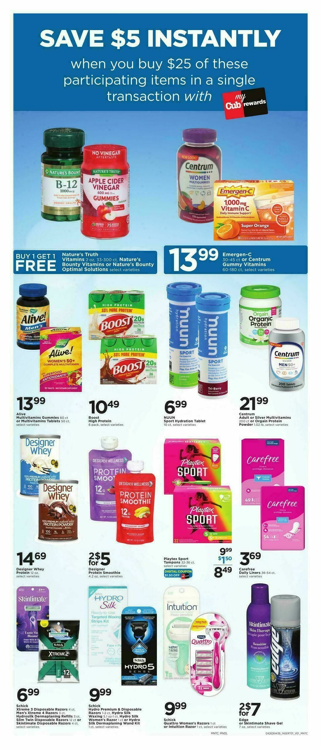 Cub Foods Weekly Ad from April 26
