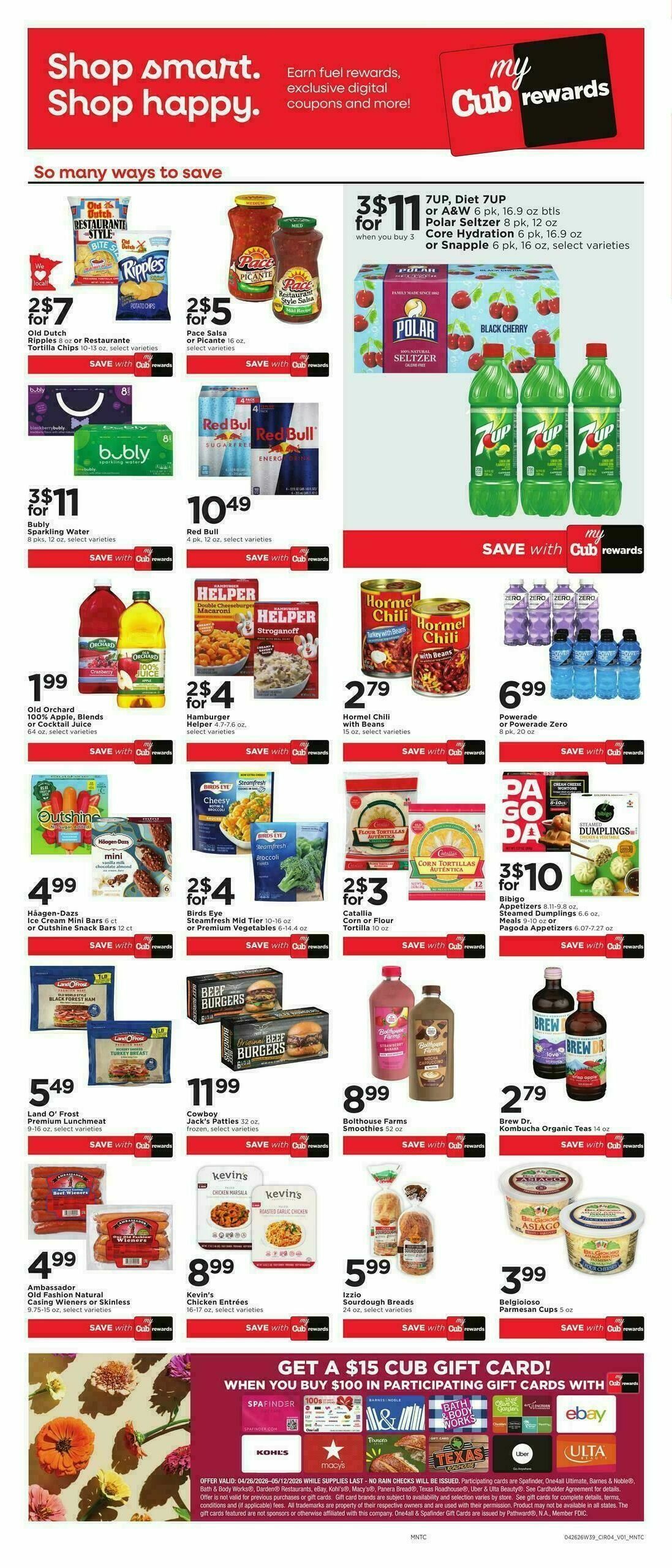 Cub Foods Weekly Ad from April 26
