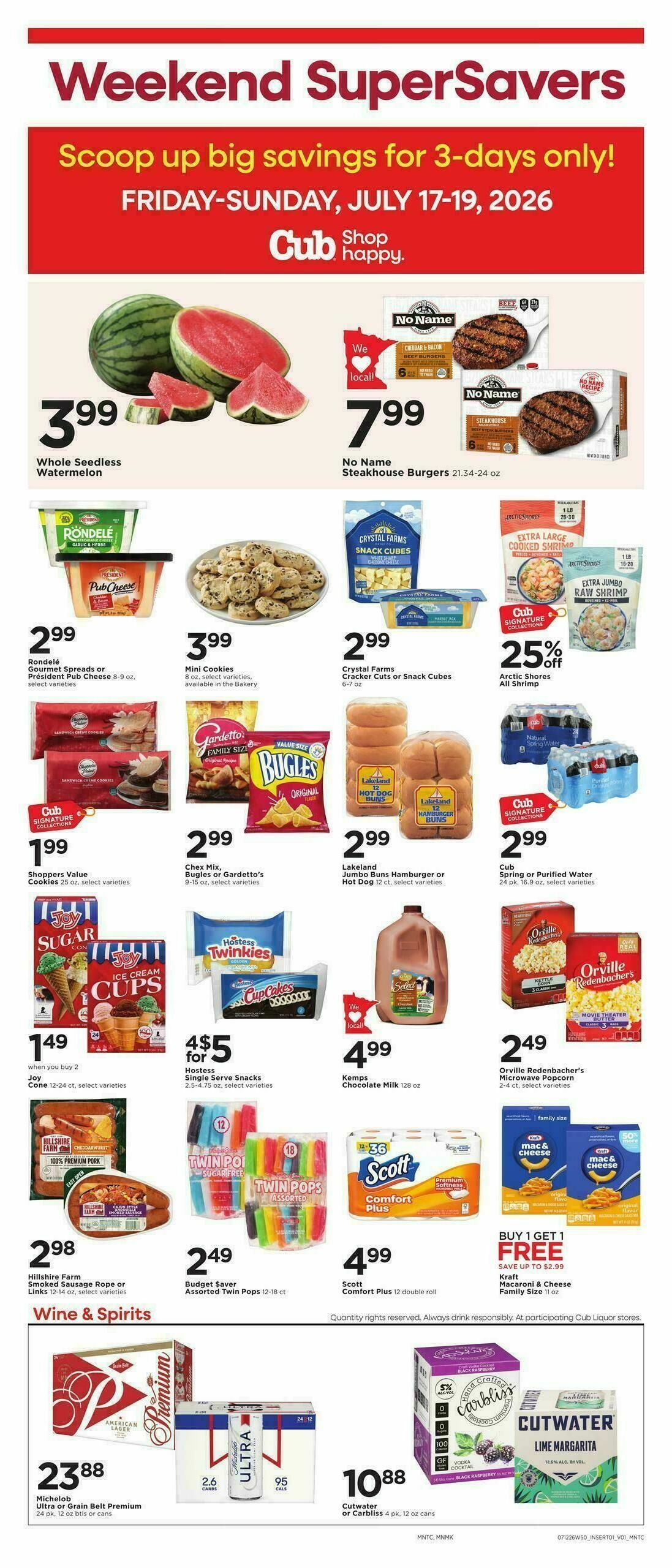 Cub Foods Weekly Ad from July 12
