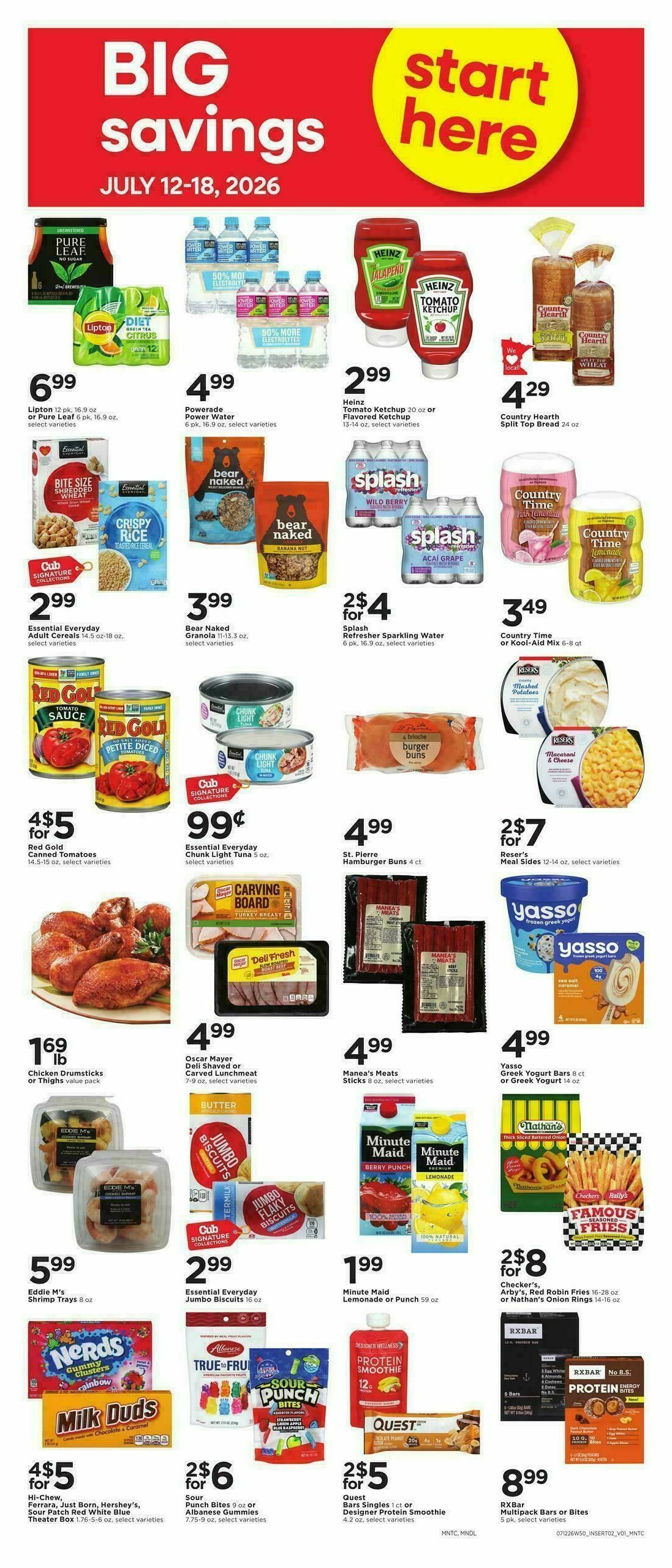 Cub Foods Weekly Ad from July 12
