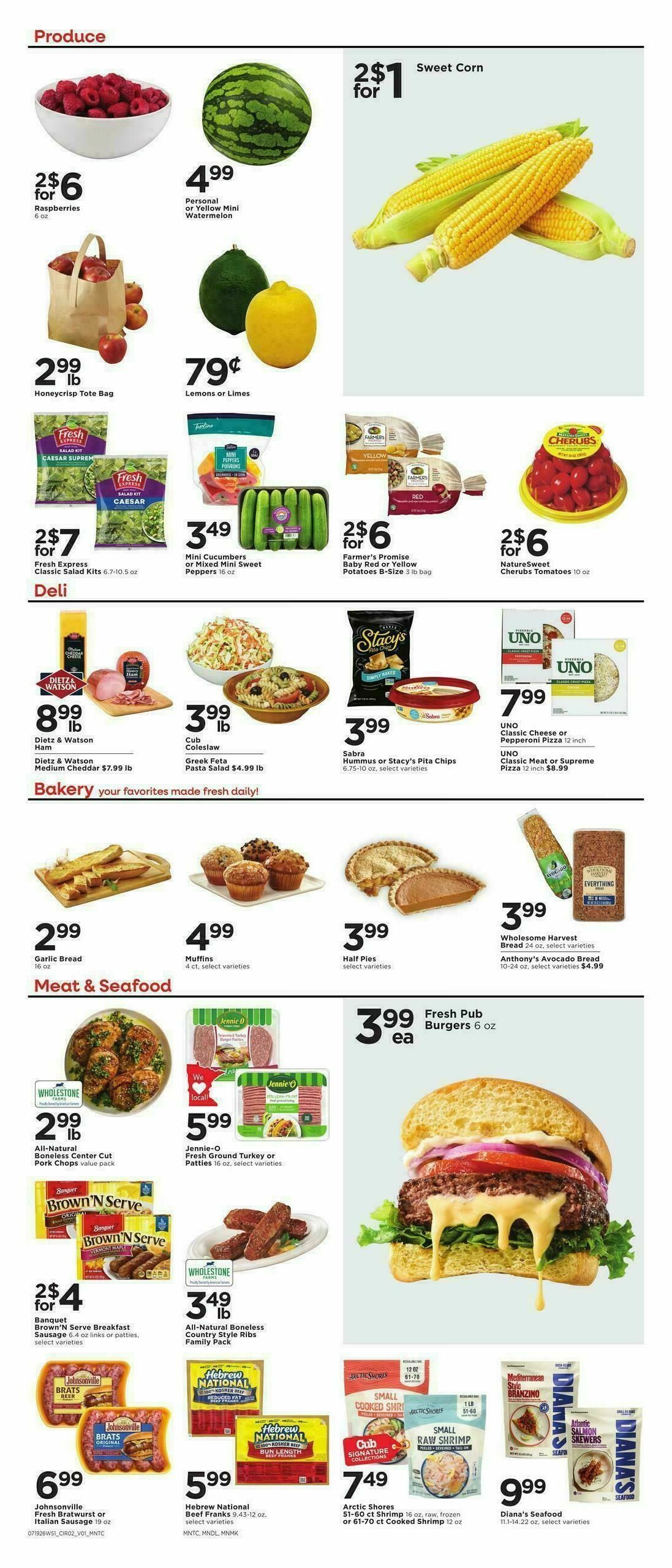 Cub Foods Weekly Ad from July 19